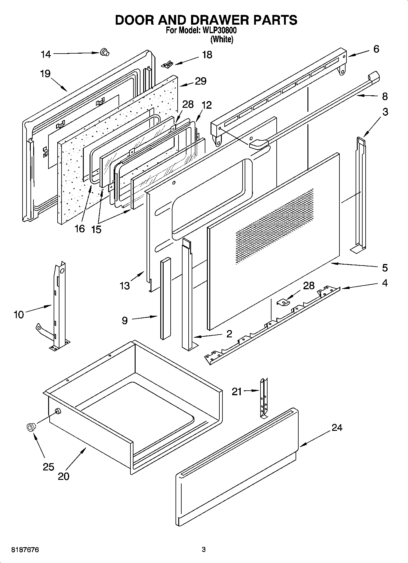 03 - DOOR AND DRAWER PARTS