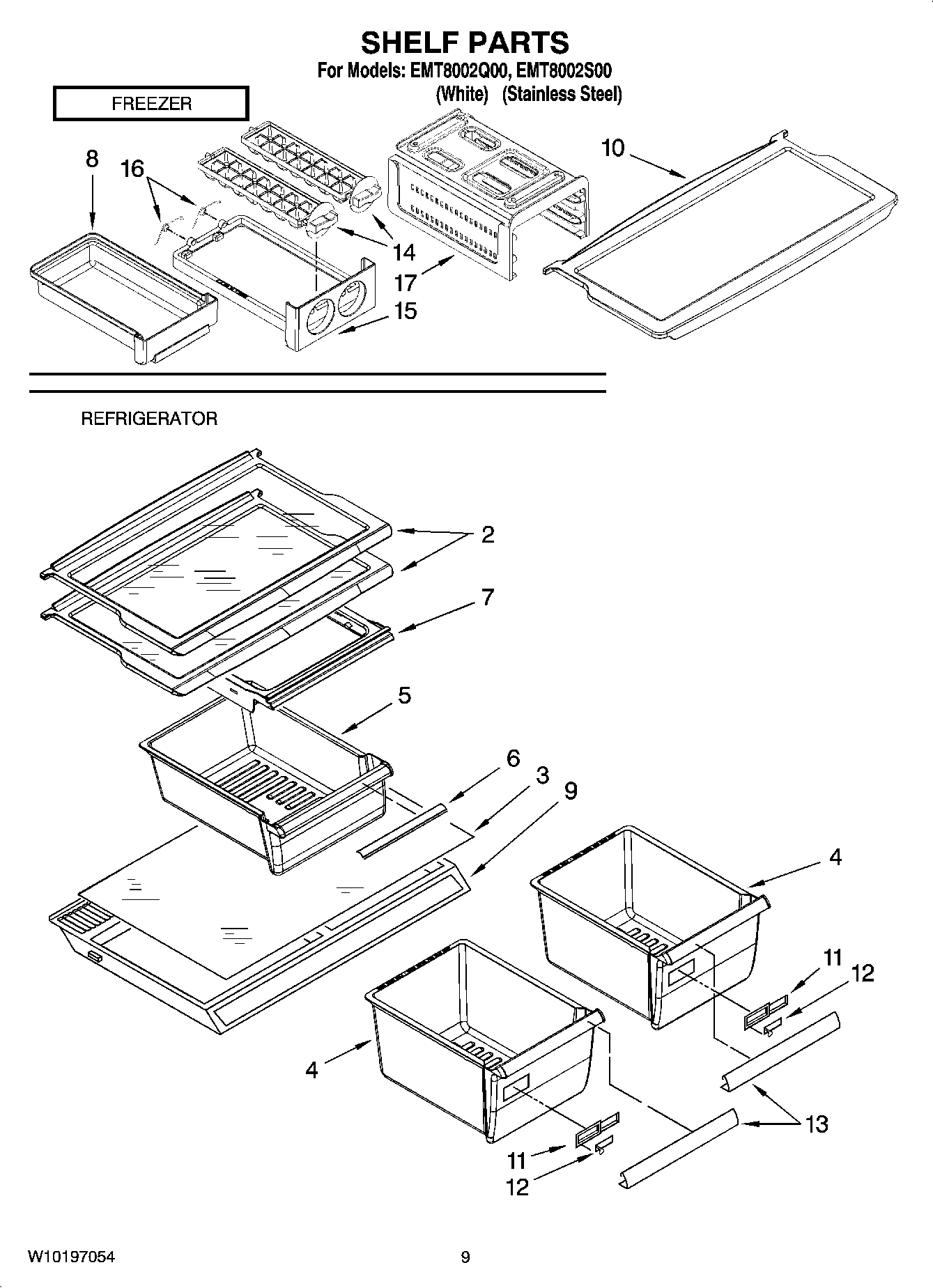 05 - SHELF PARTS, OPTIONAL PARTS