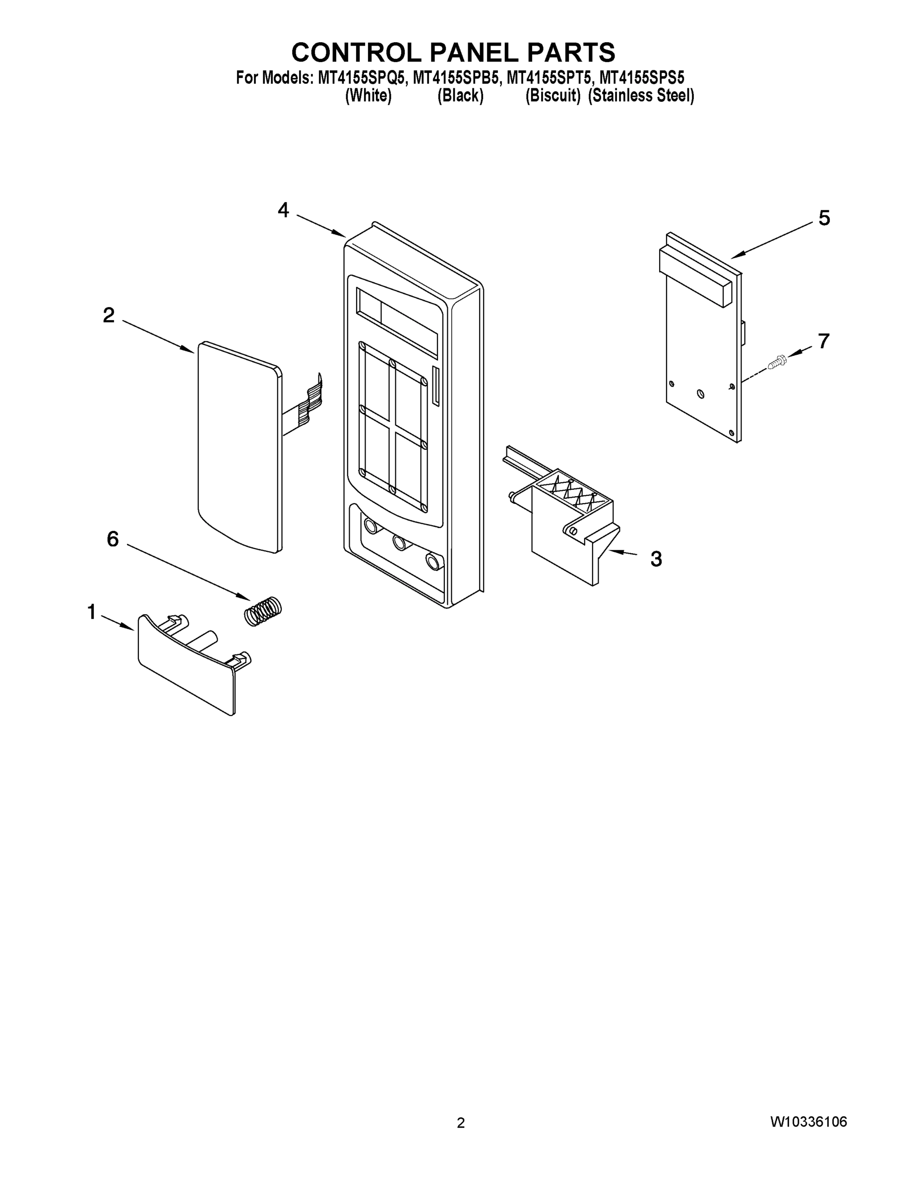 02 - CONTROL PANEL PARTS