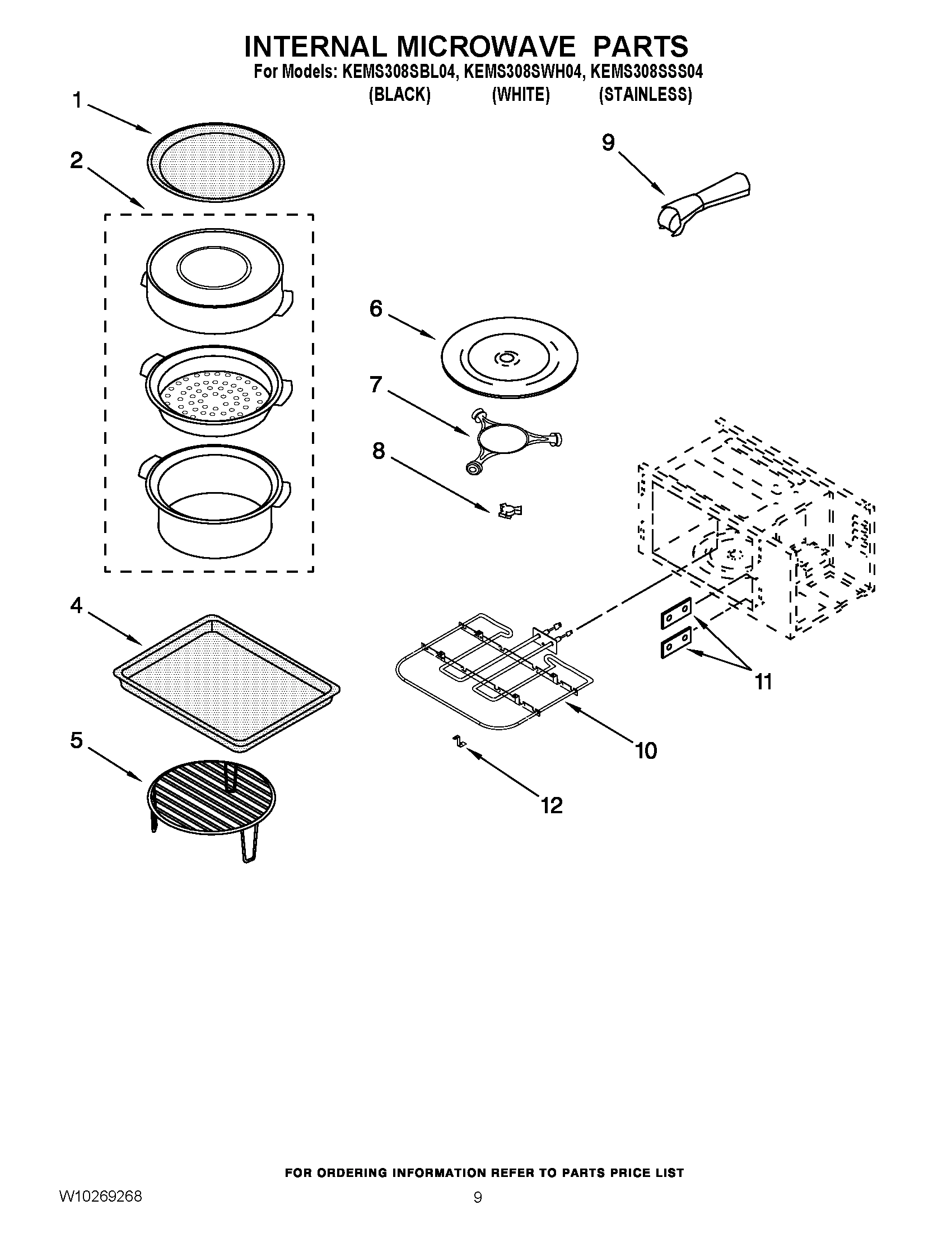 07 - INTERNAL MICROWAVE PARTS