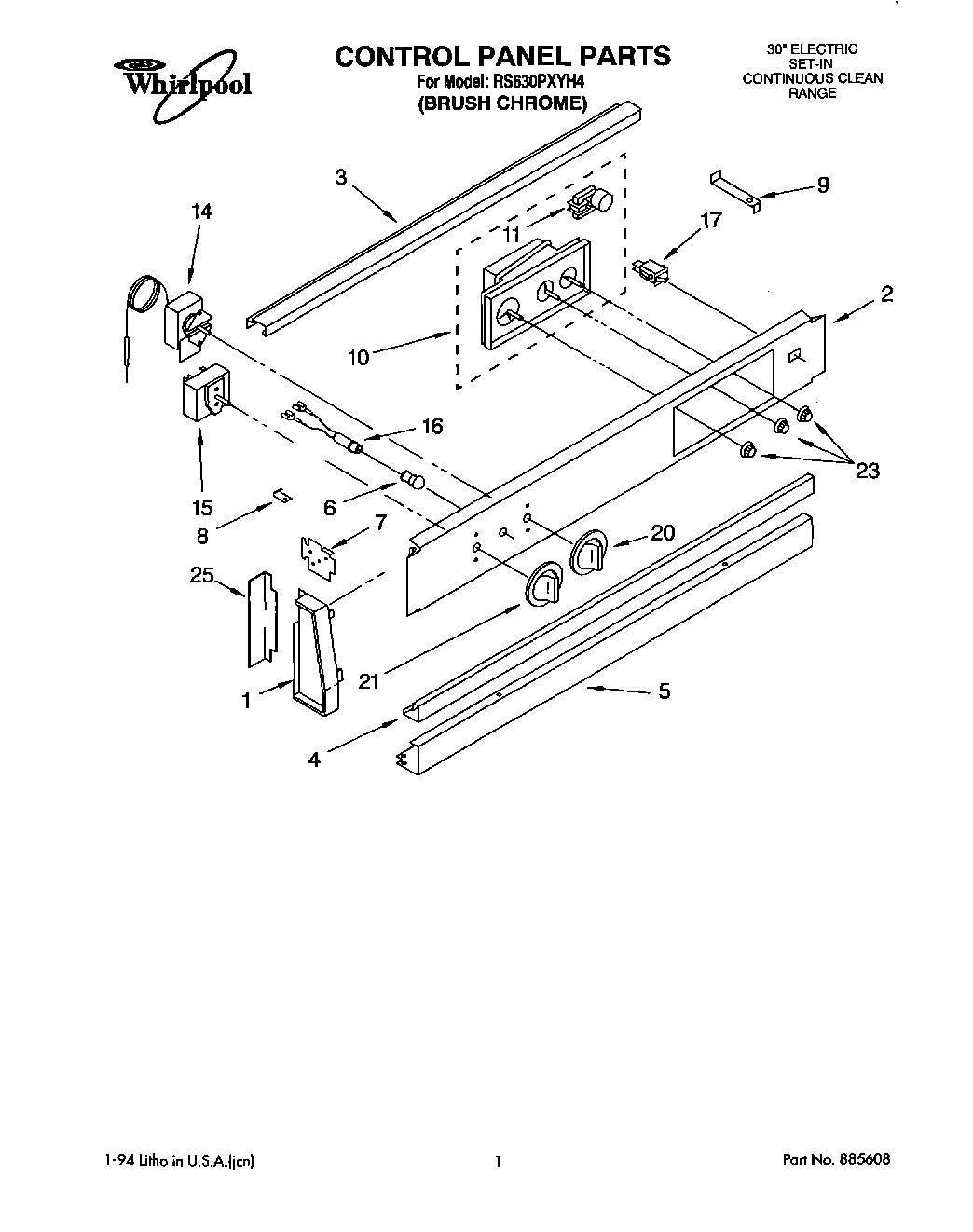 01 - CONTROL PANEL, LITERATURE