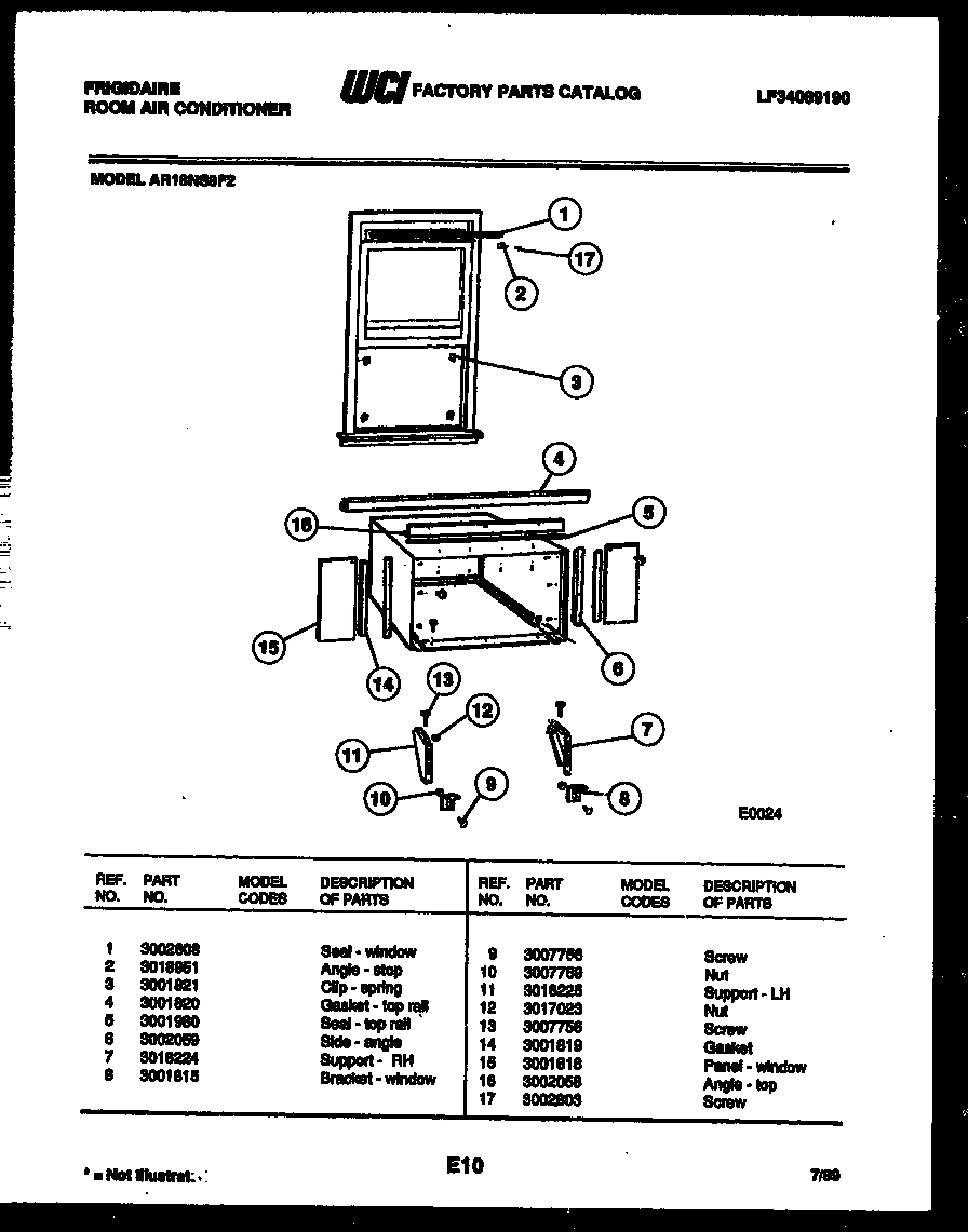 07 - WINDOW MOUNTING PARTS