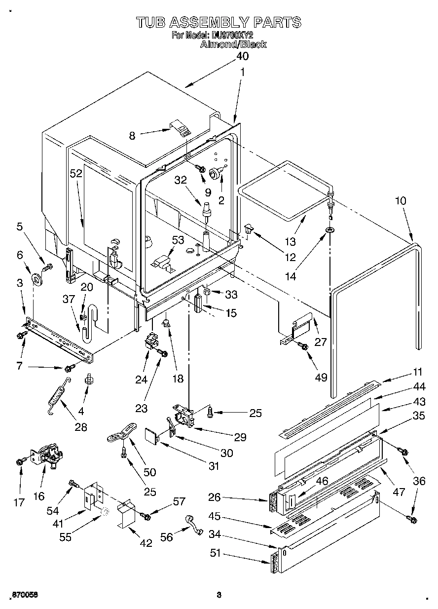 03 - TUB ASSEMBLY