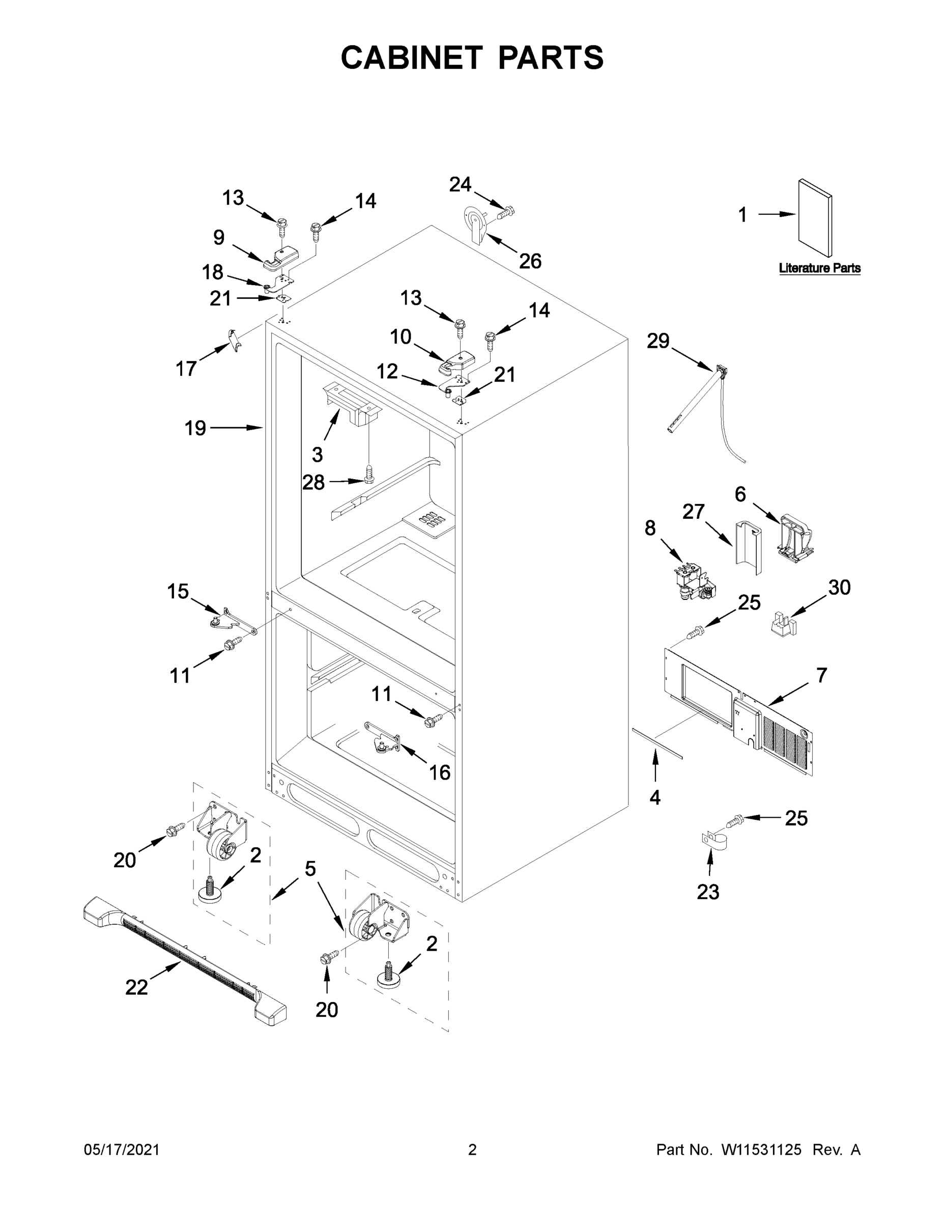 02 - CABINET PARTS