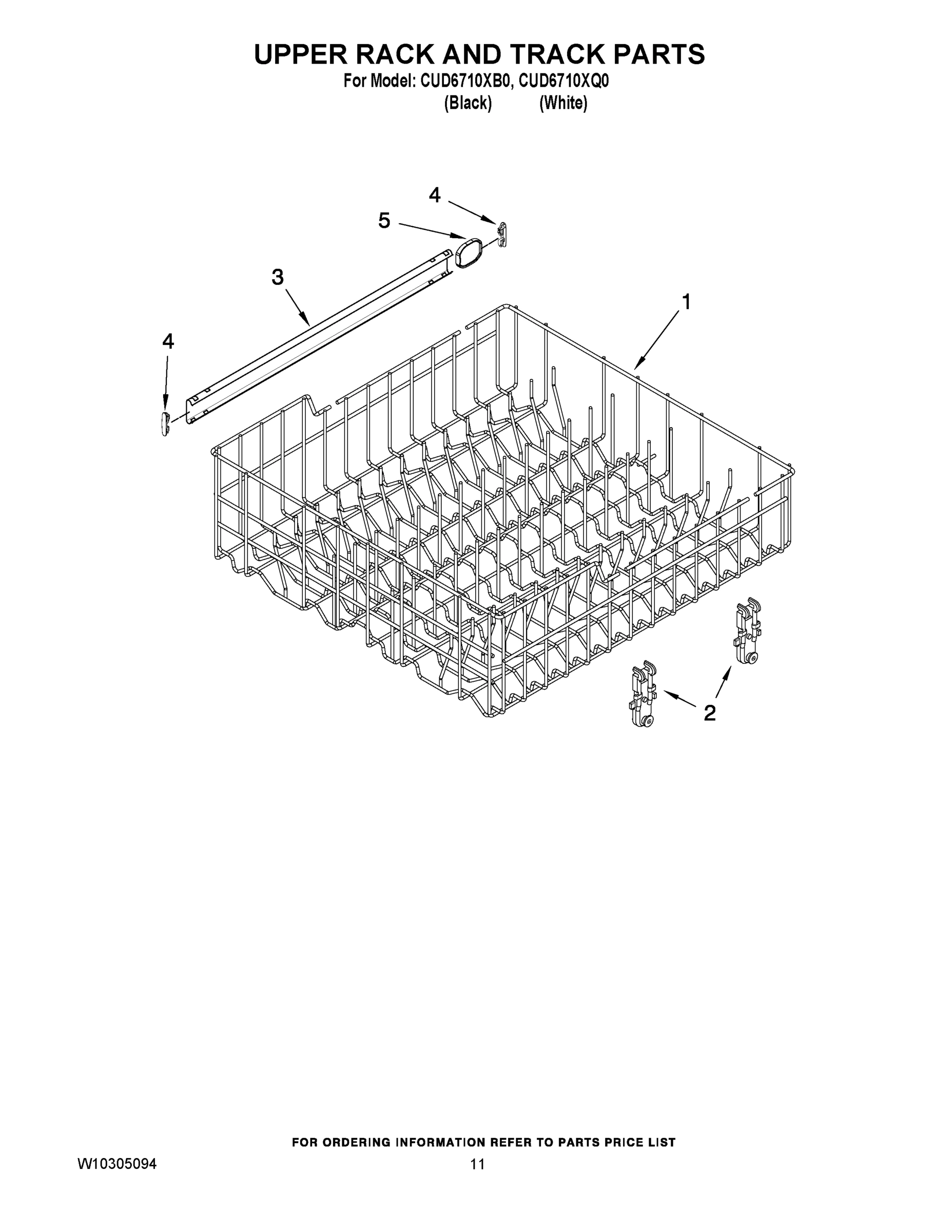 09 - UPPER RACK AND TRACK PARTS