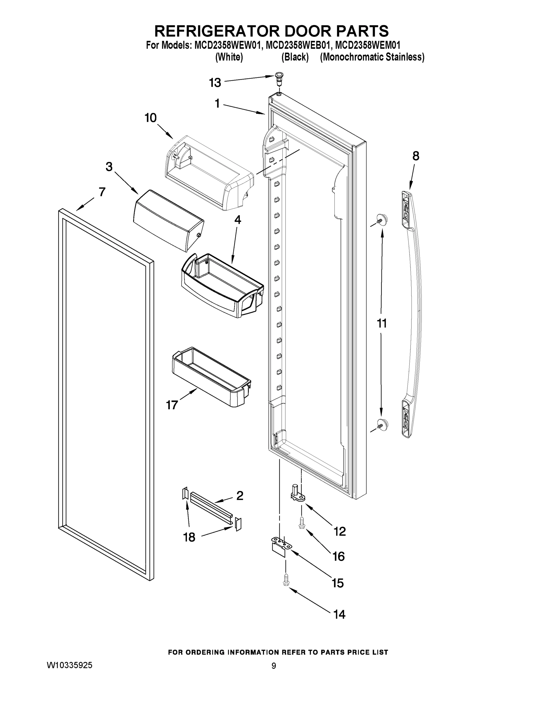 06 - REFRIGERATOR DOOR PARTS