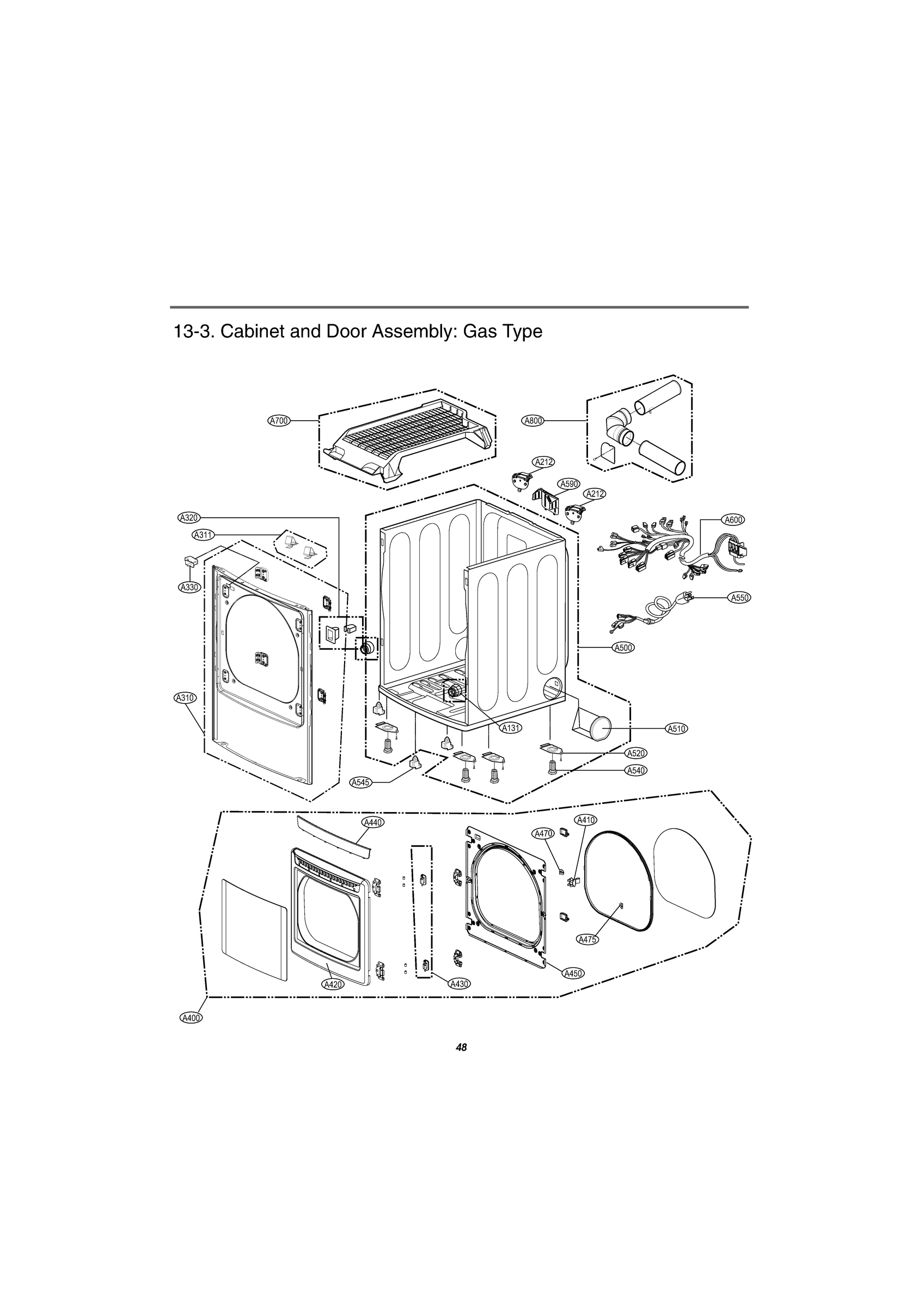CABINET AND DOOR ASSEMBLY