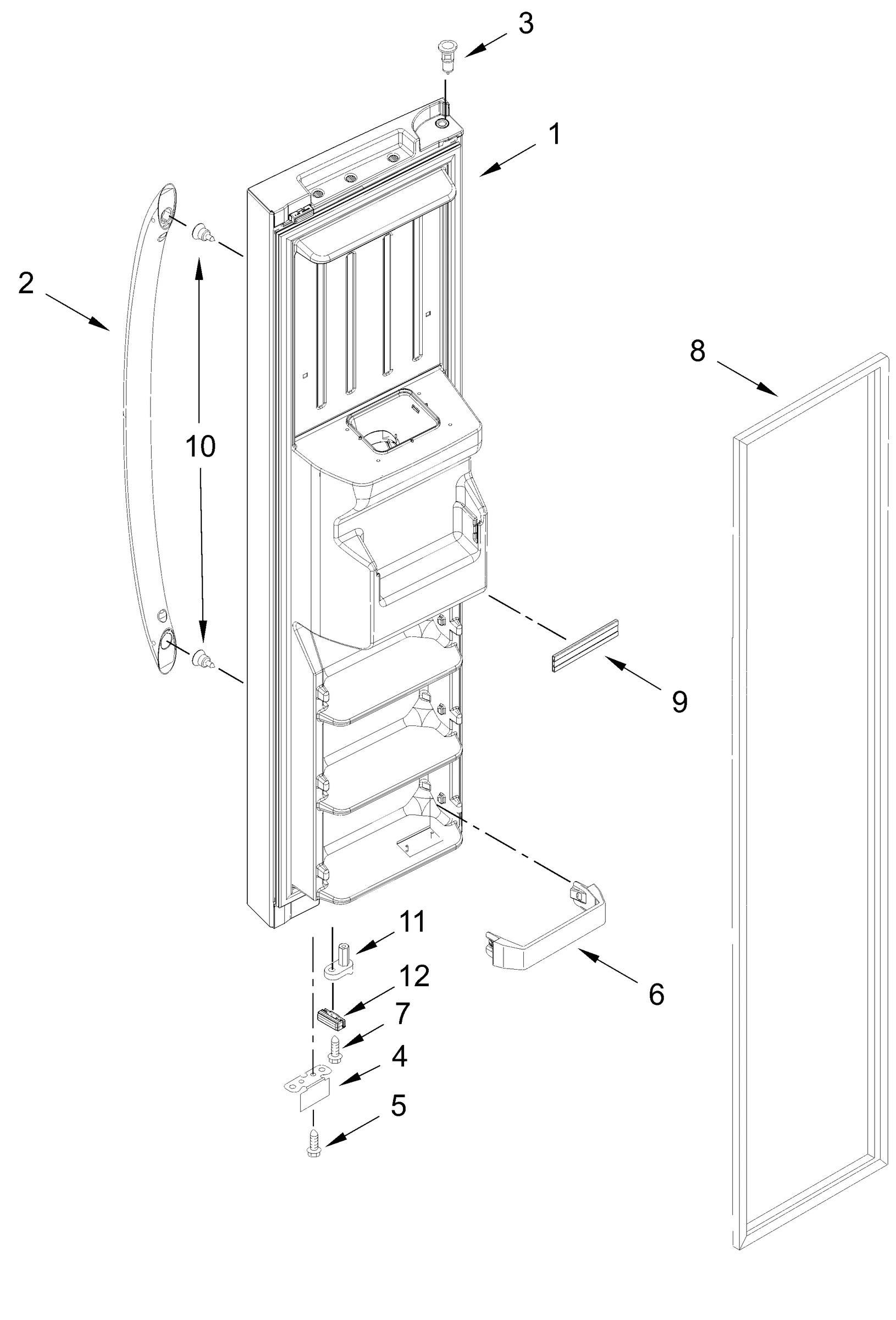 FREEZER DOOR PARTS