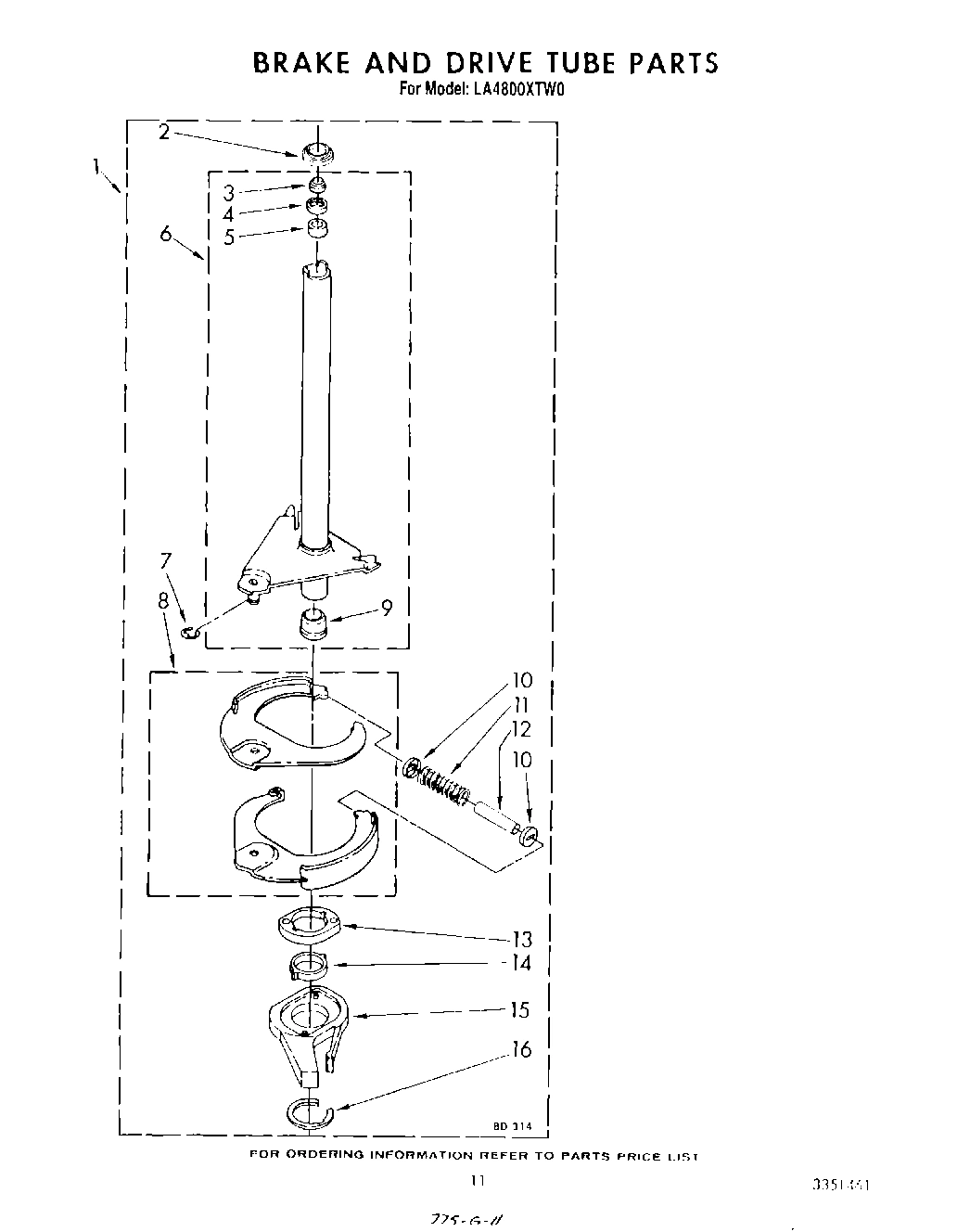 09 - BRAKE AND DRIVE TUBE