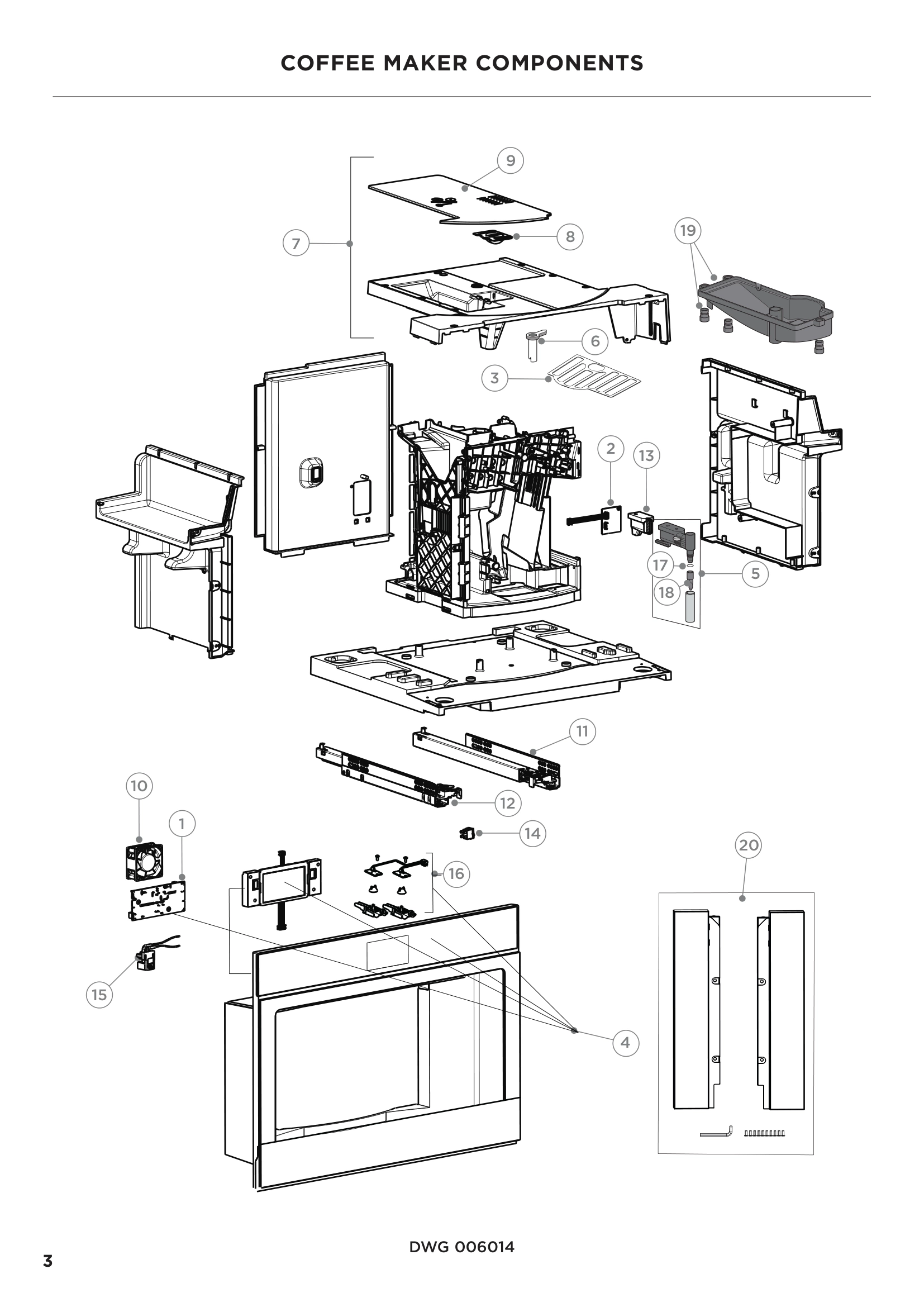 COFFEE MAKER COMPONENTS