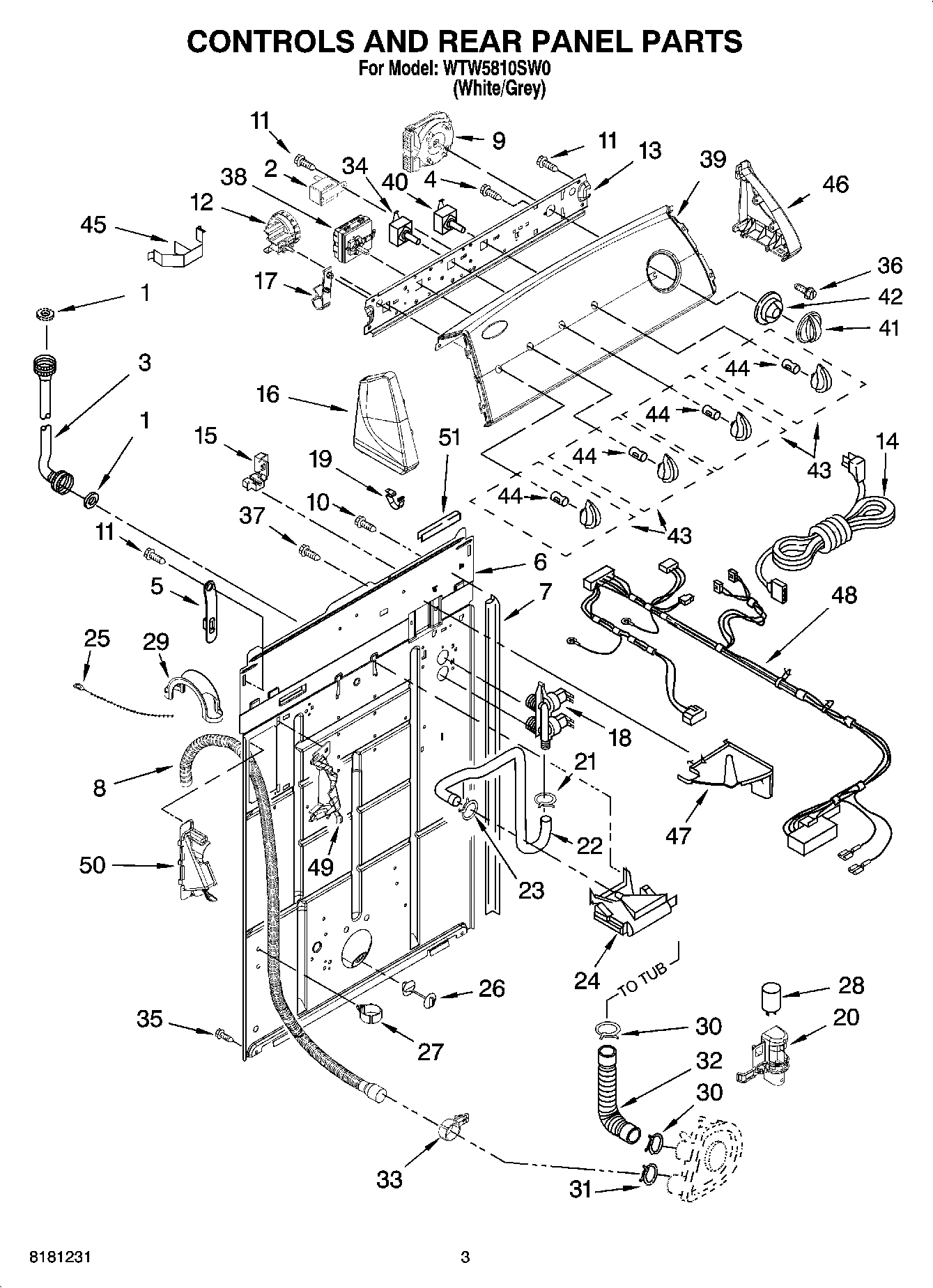 02 - CONTROLS AND REAR PANEL PARTS