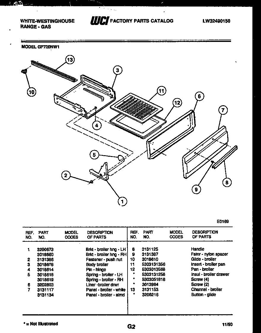 05 - BROILER DRAWER PARTS