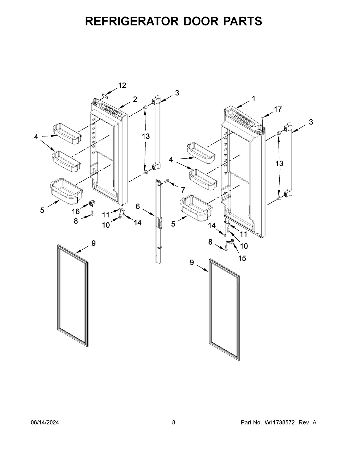 05 - REFRIGERATOR DOOR PARTS