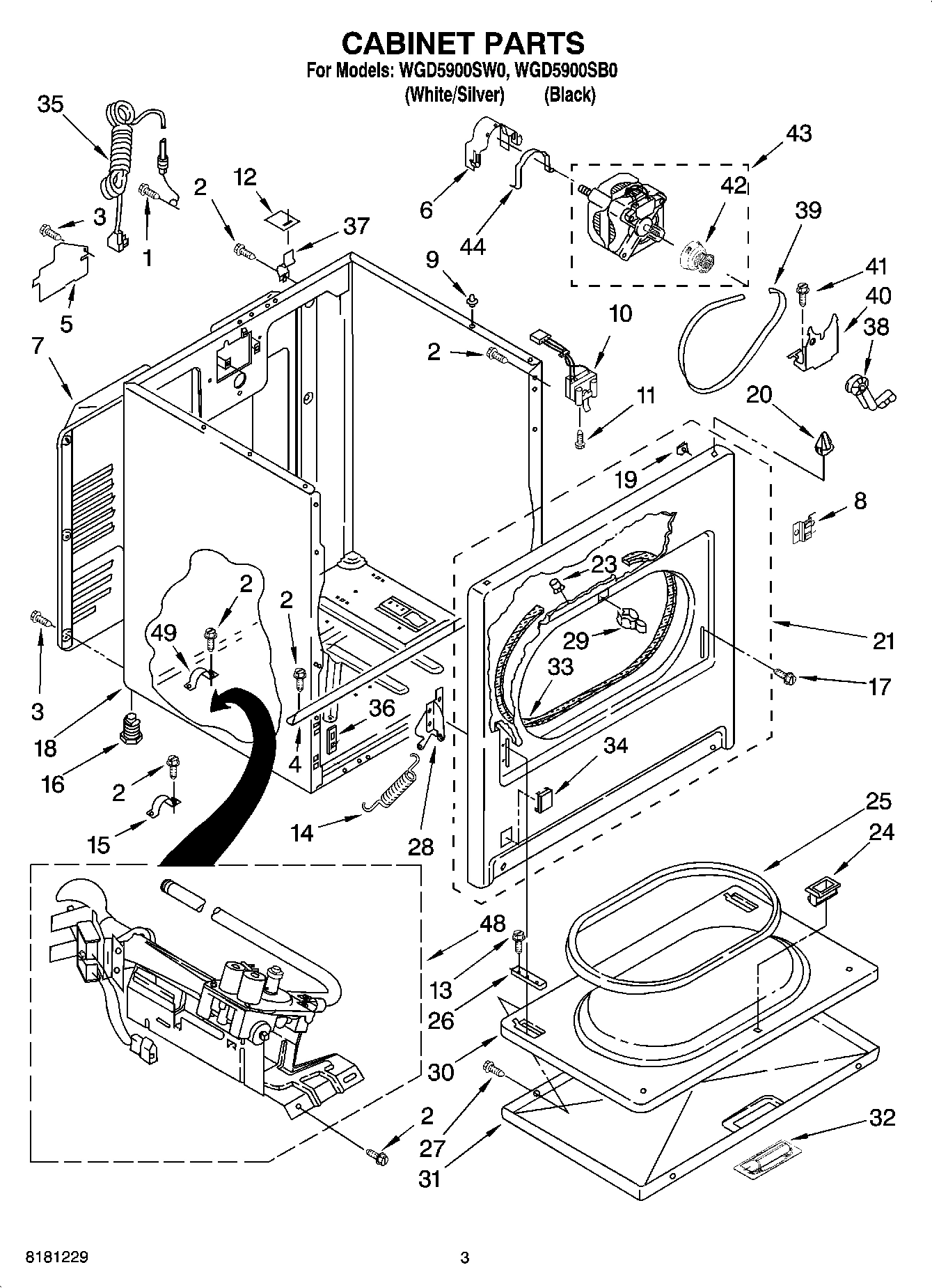 02 - CABINET PARTS