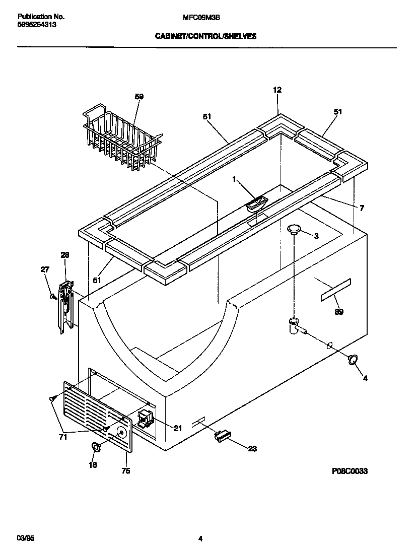 03 - CABINET/CONTROLS/SHELVES
