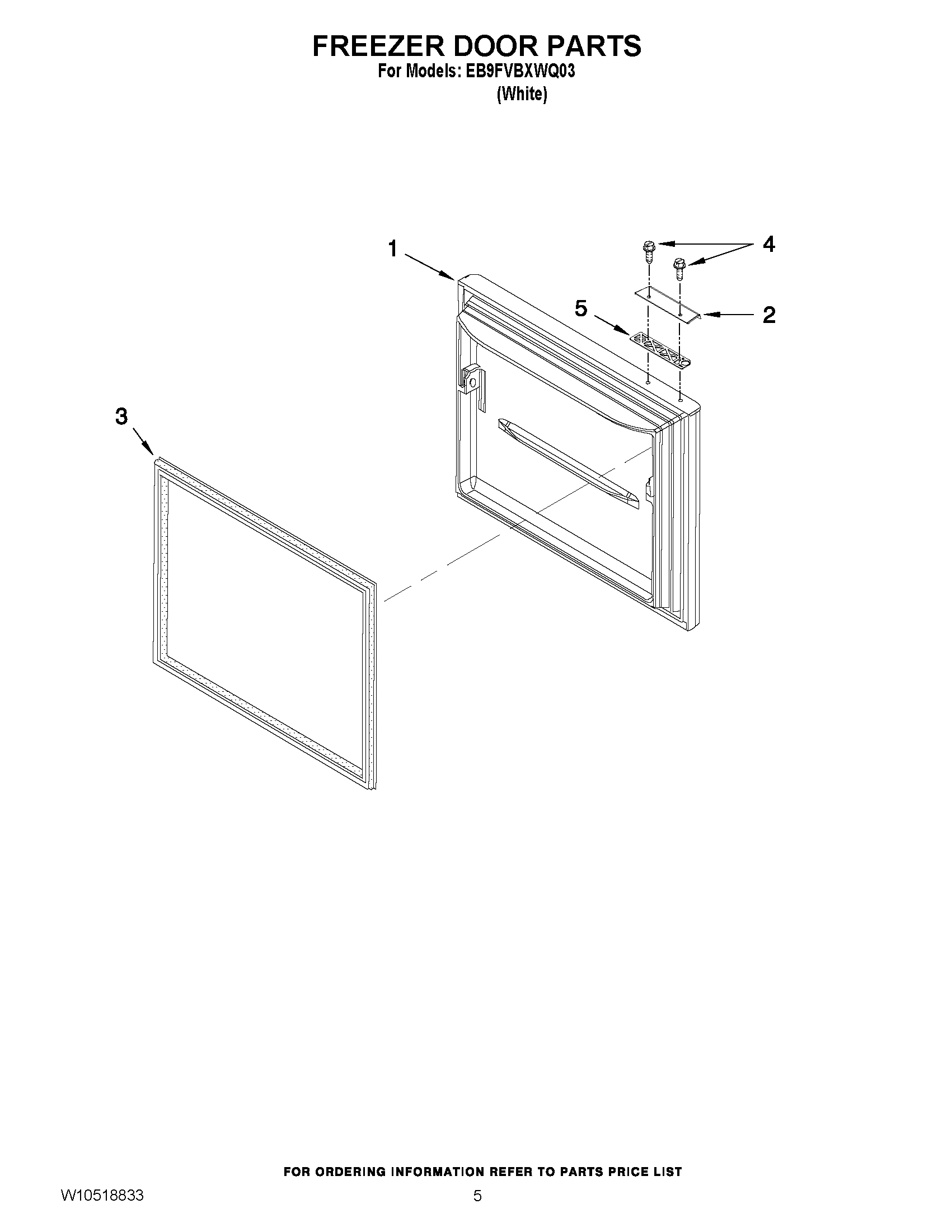 03 - FREEZER DOOR PARTS