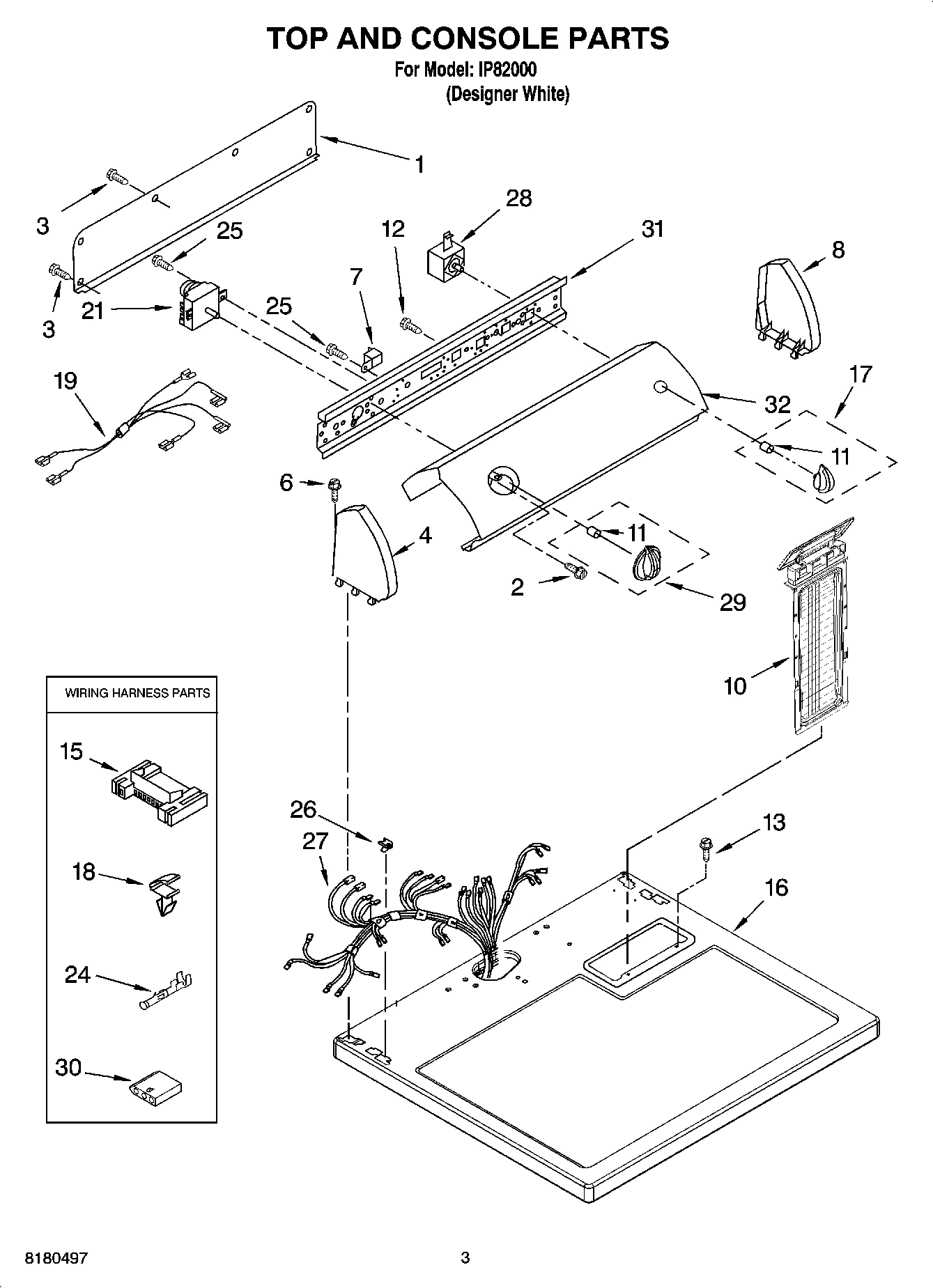 02 - TOP AND CONSOLE PARTS