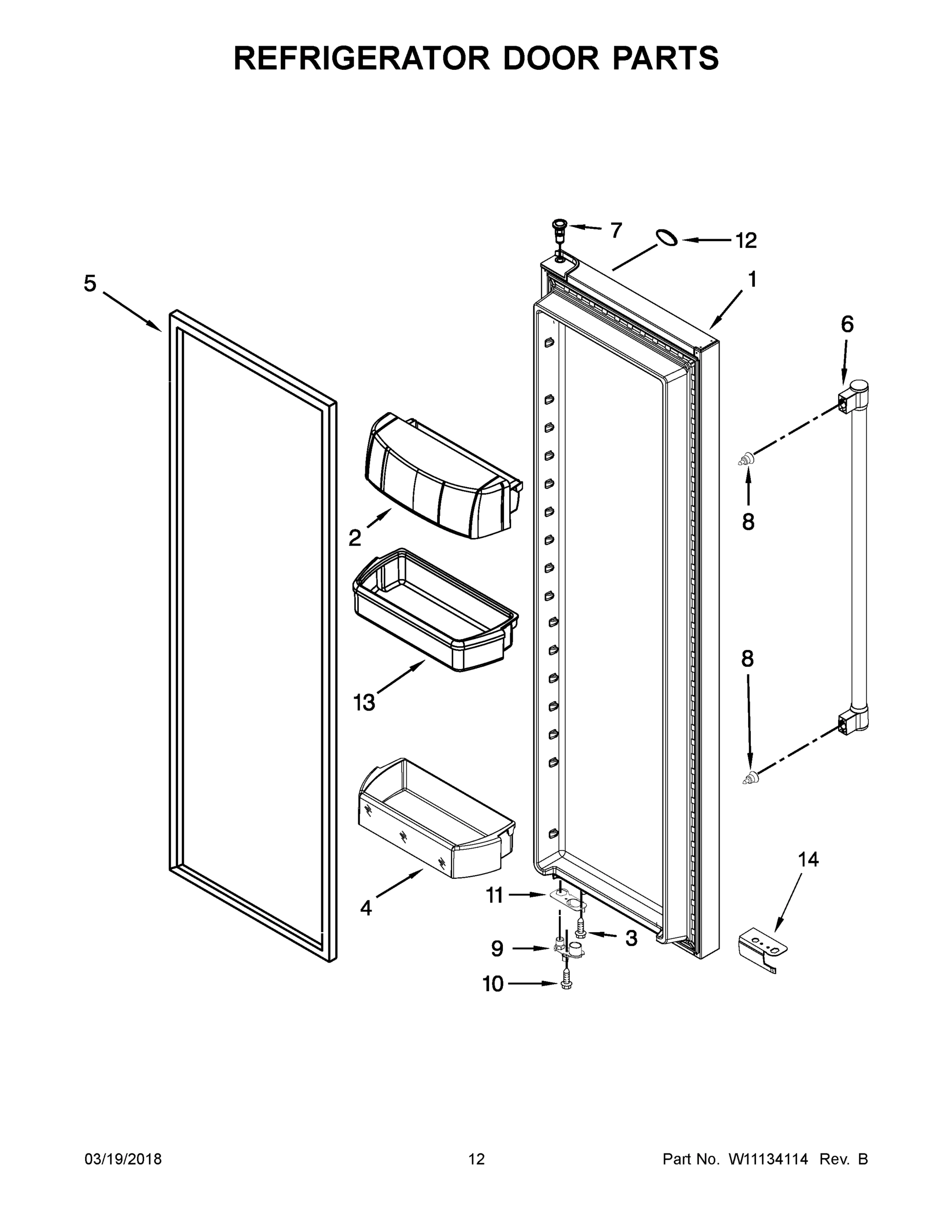 07 - REFRIGERATOR DOOR PARTS