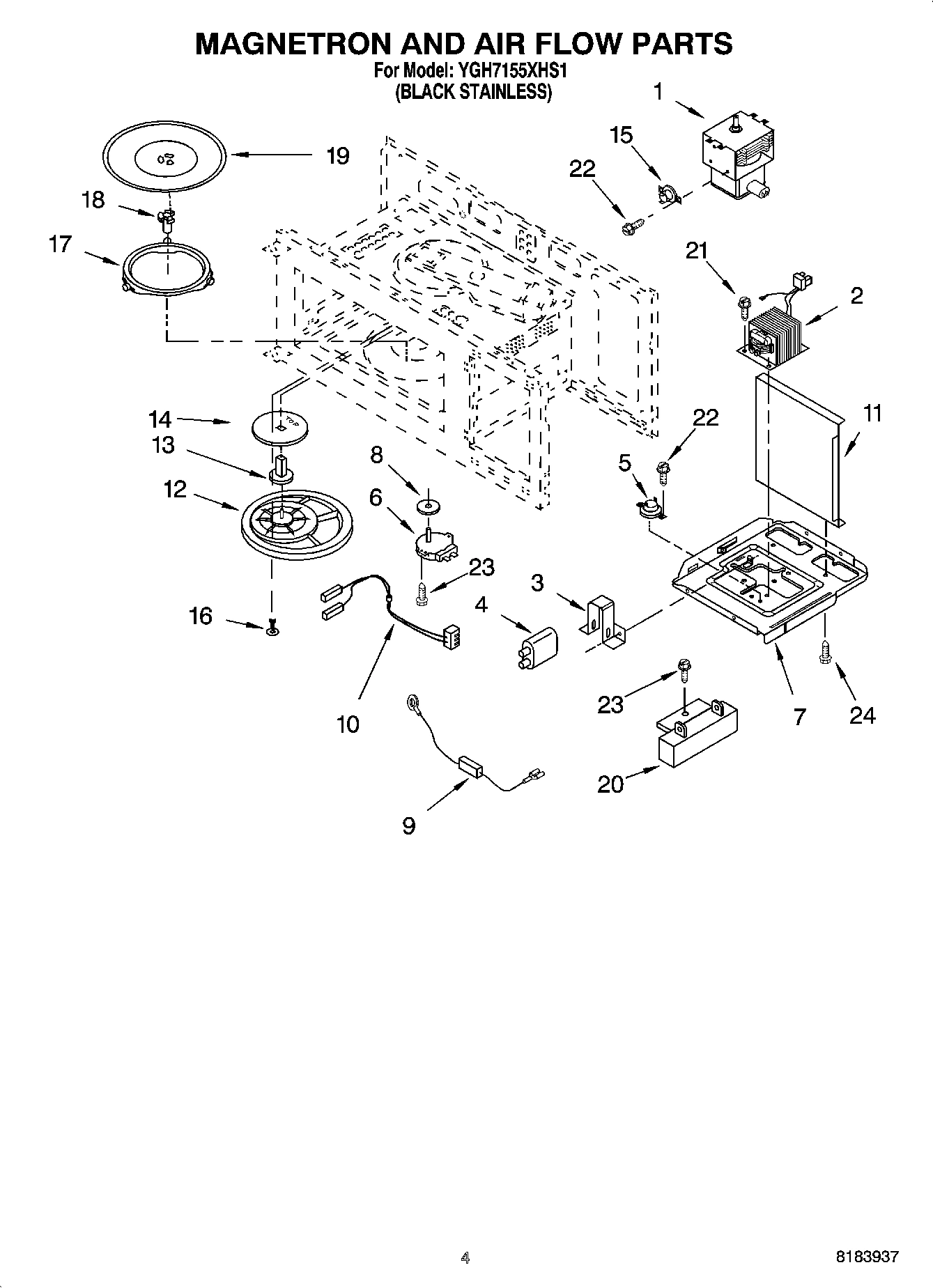 04 - MAGNETRON AND AIR FLOW PARTS