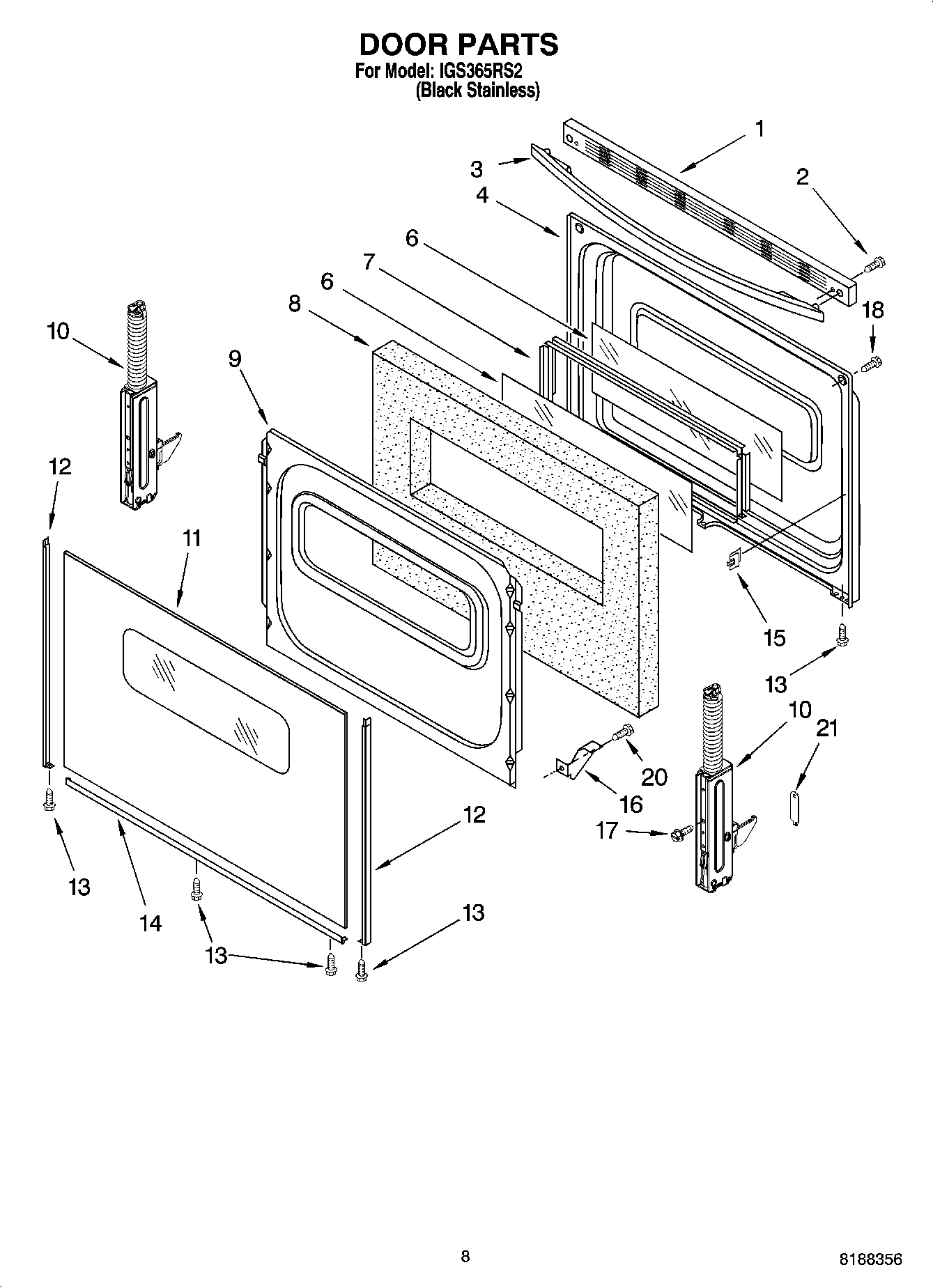 06 - DOOR PARTS, OPTIONAL PARTS (NOT INCLUDED)