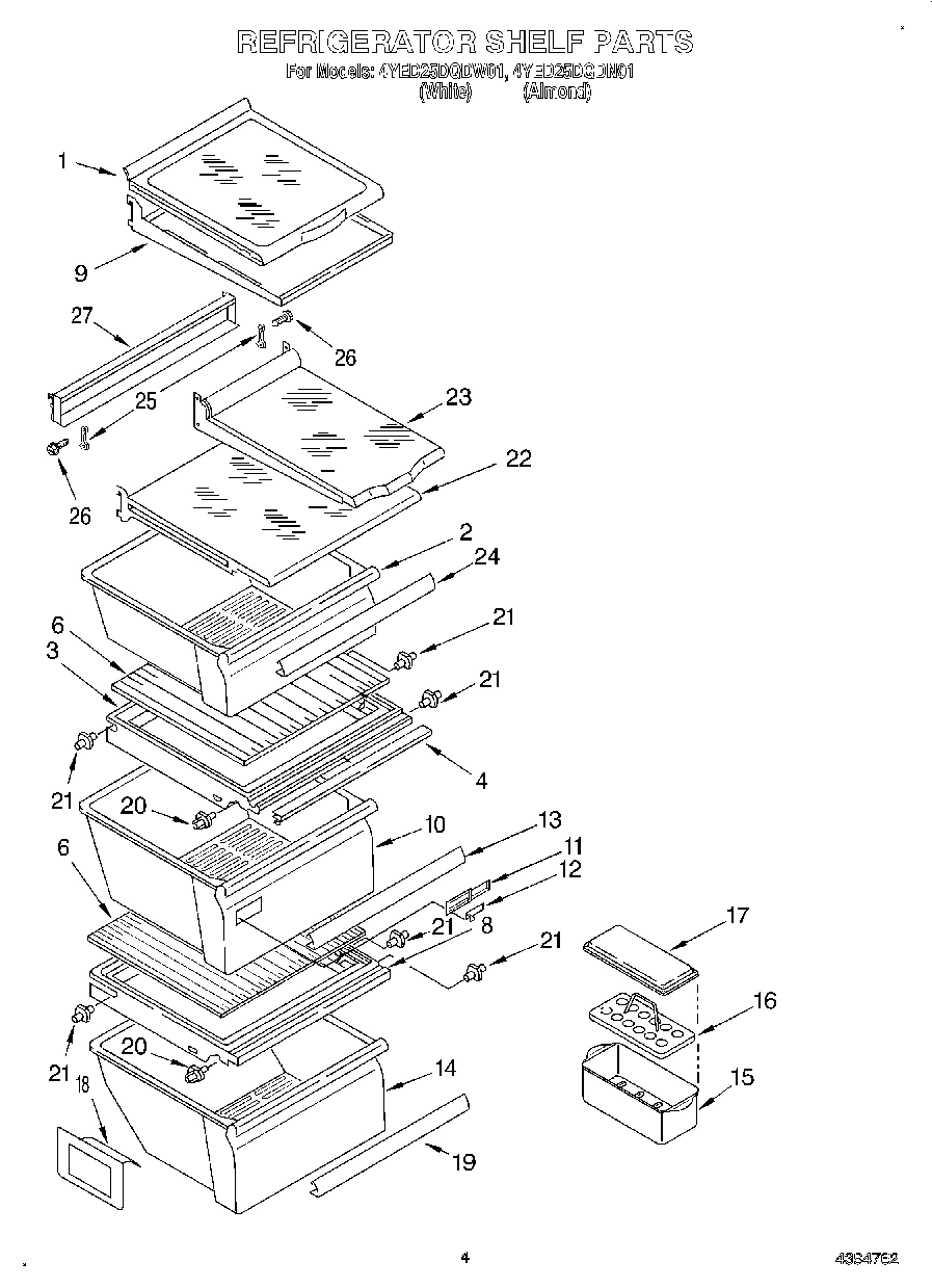03 - REFRIGERATOR SHELF