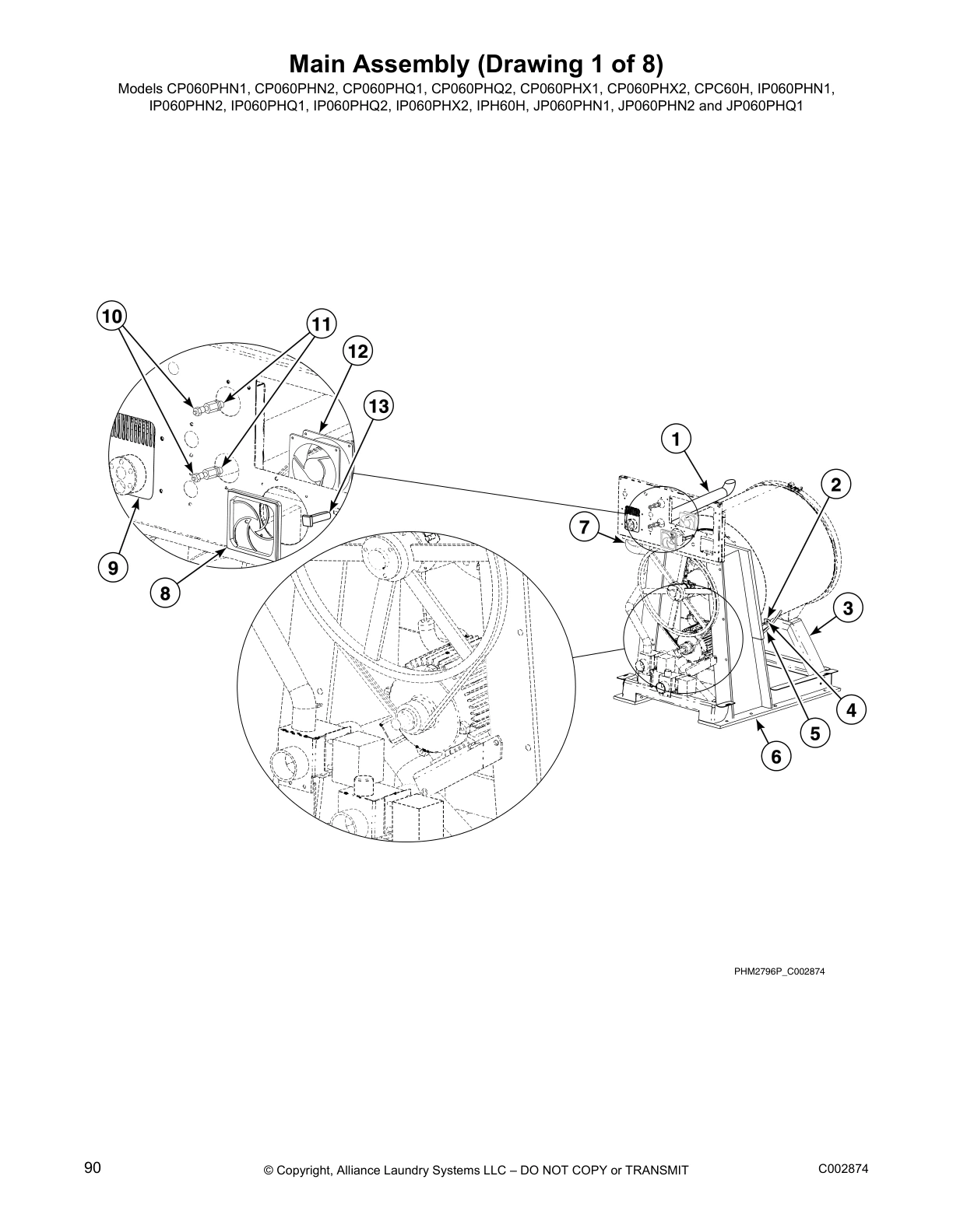Main Assembly (Drawing 1 of 8)
