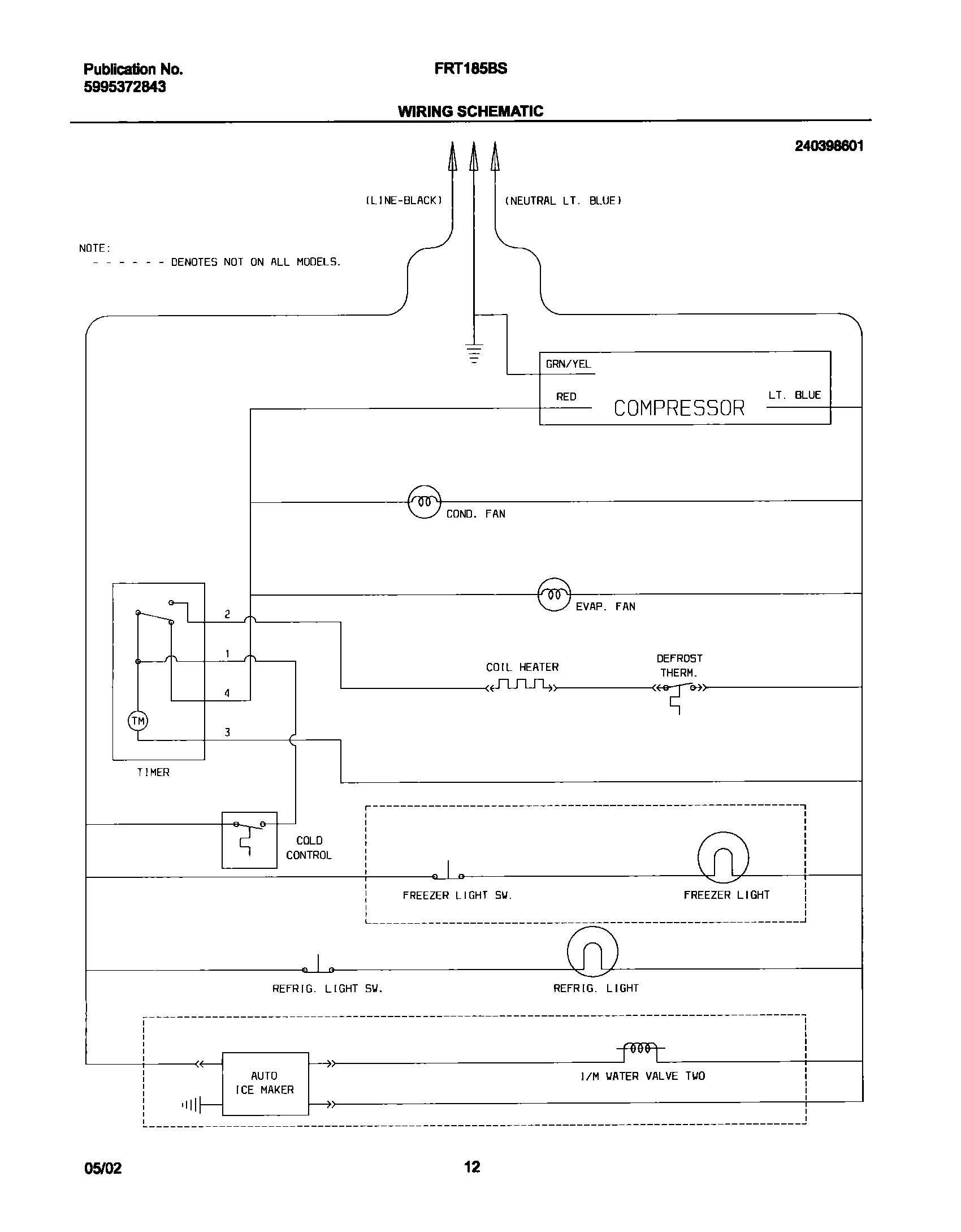 12 - WIRING SCHEMATIC