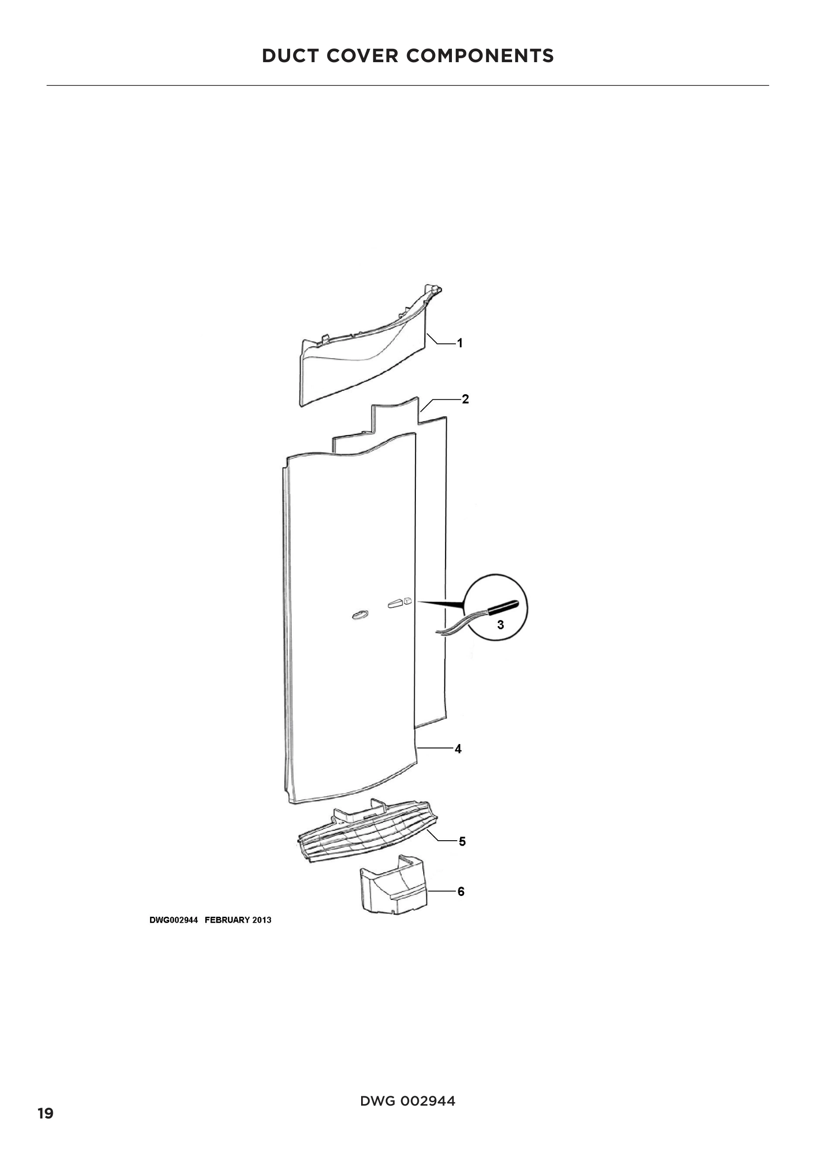 DUCT COVER COMPONENTS