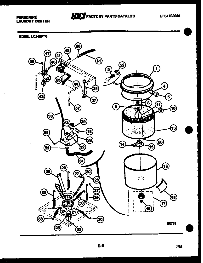 05 - TUBS, WATER VALVE AND LID SWITCH