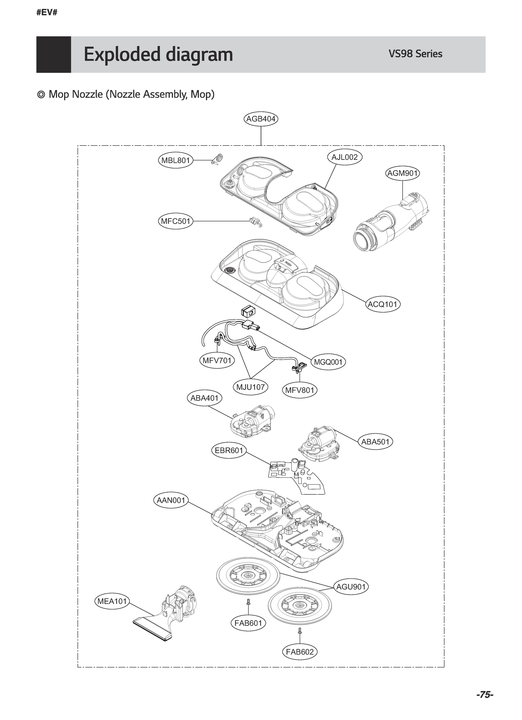 NOZZLE ASSEMBLY; MOP