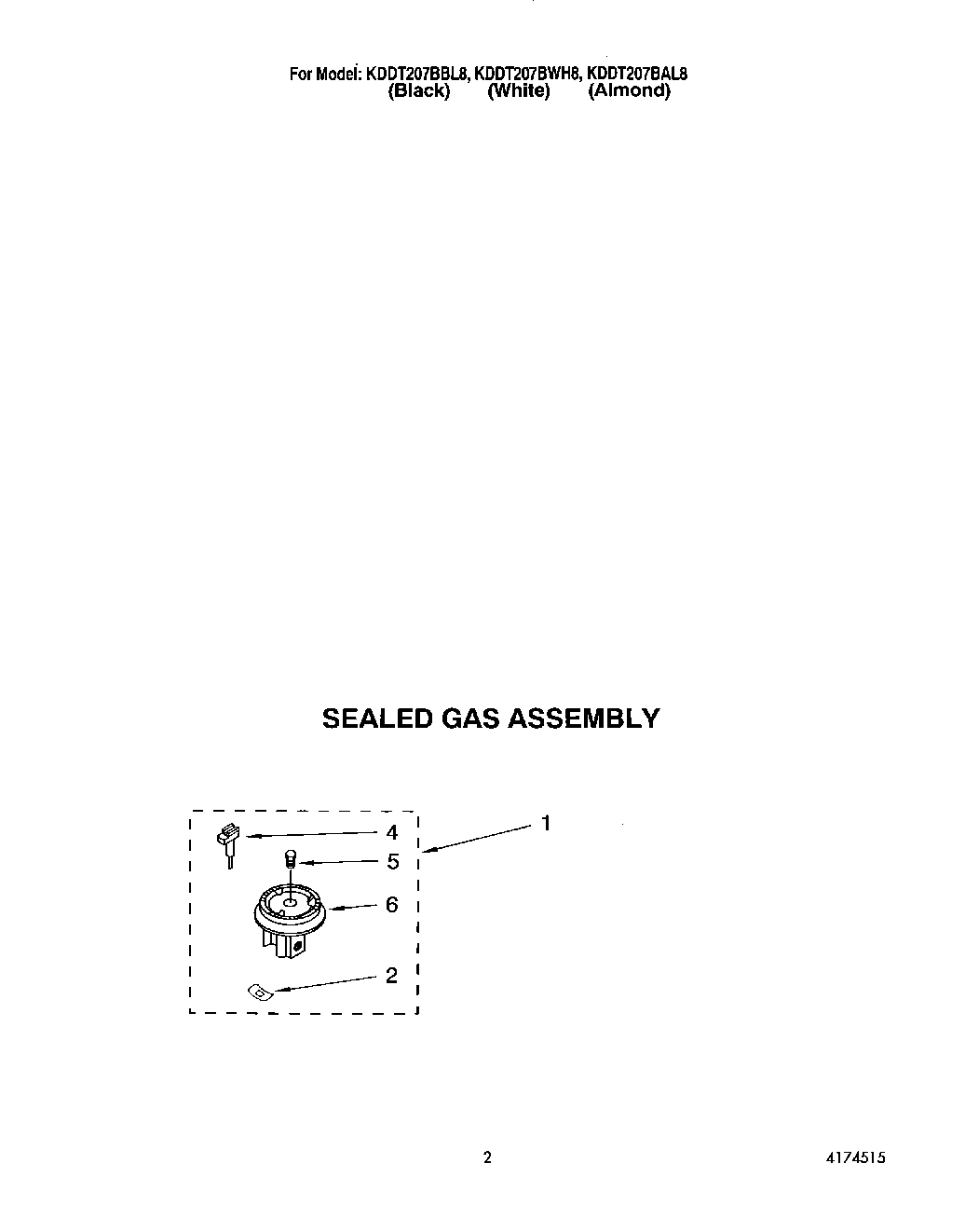 02 - SEALED GAS ASSEMBLY