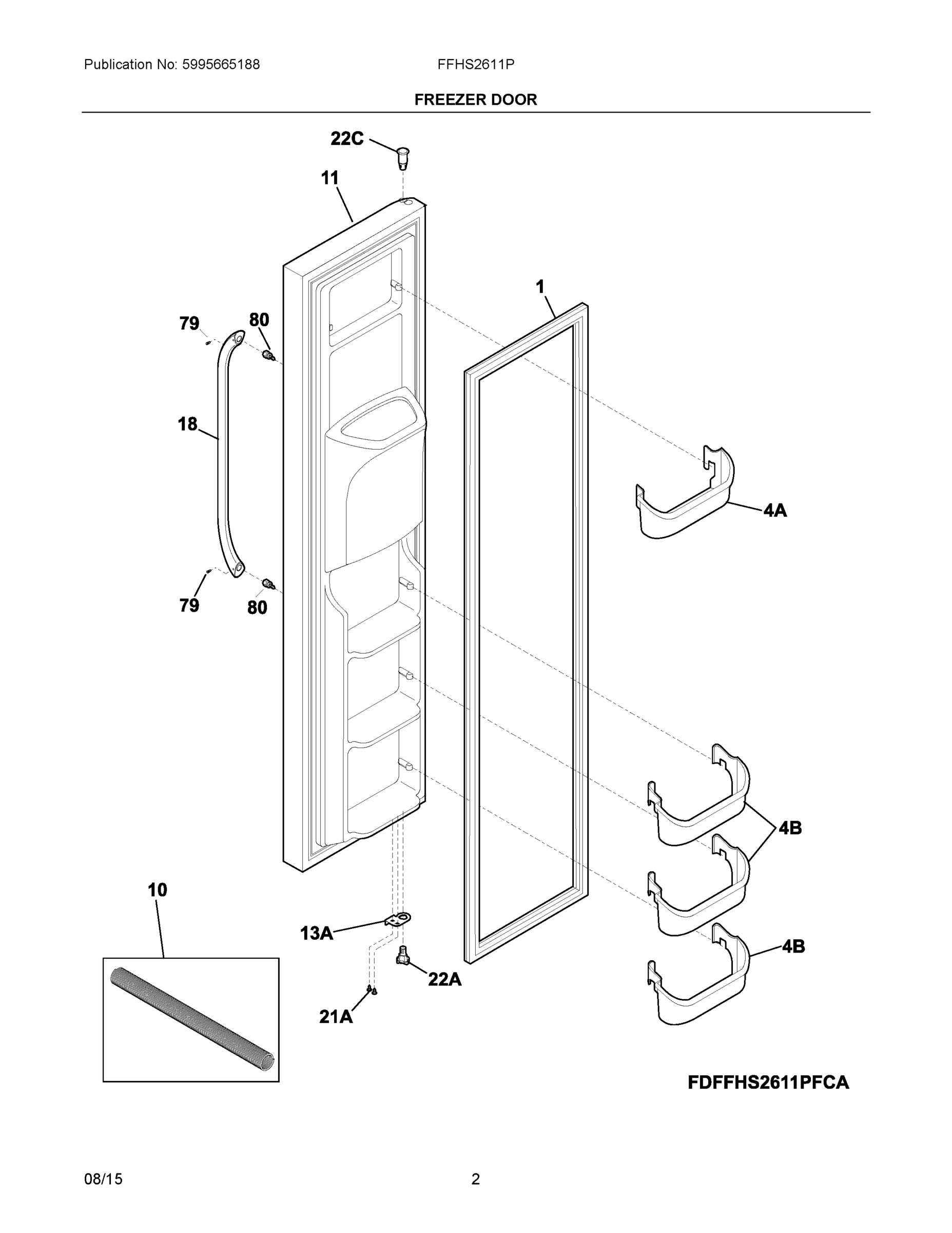 02 - FREEZER DOOR