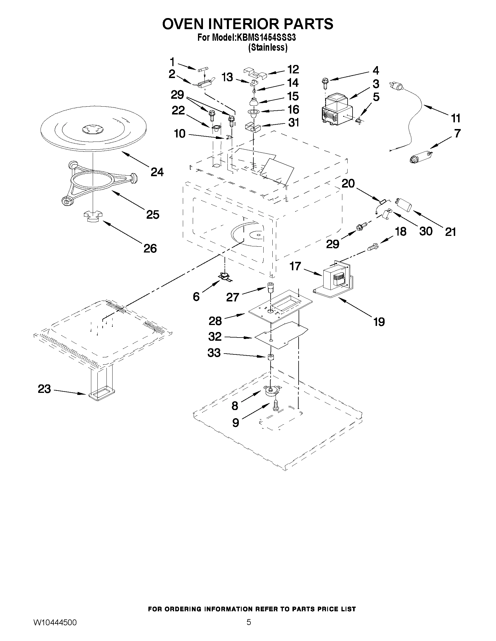 05 - OVEN INTERIOR PARTS