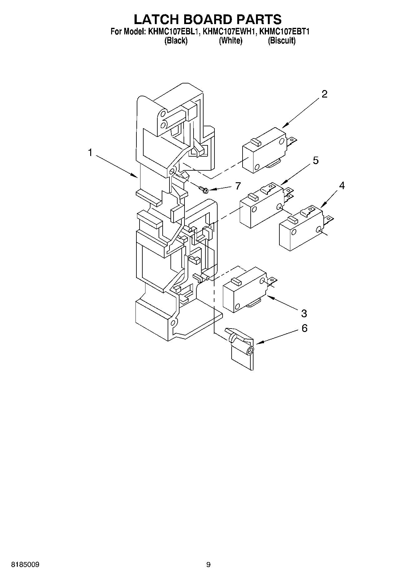 07 - LATCH BOARD PARTS