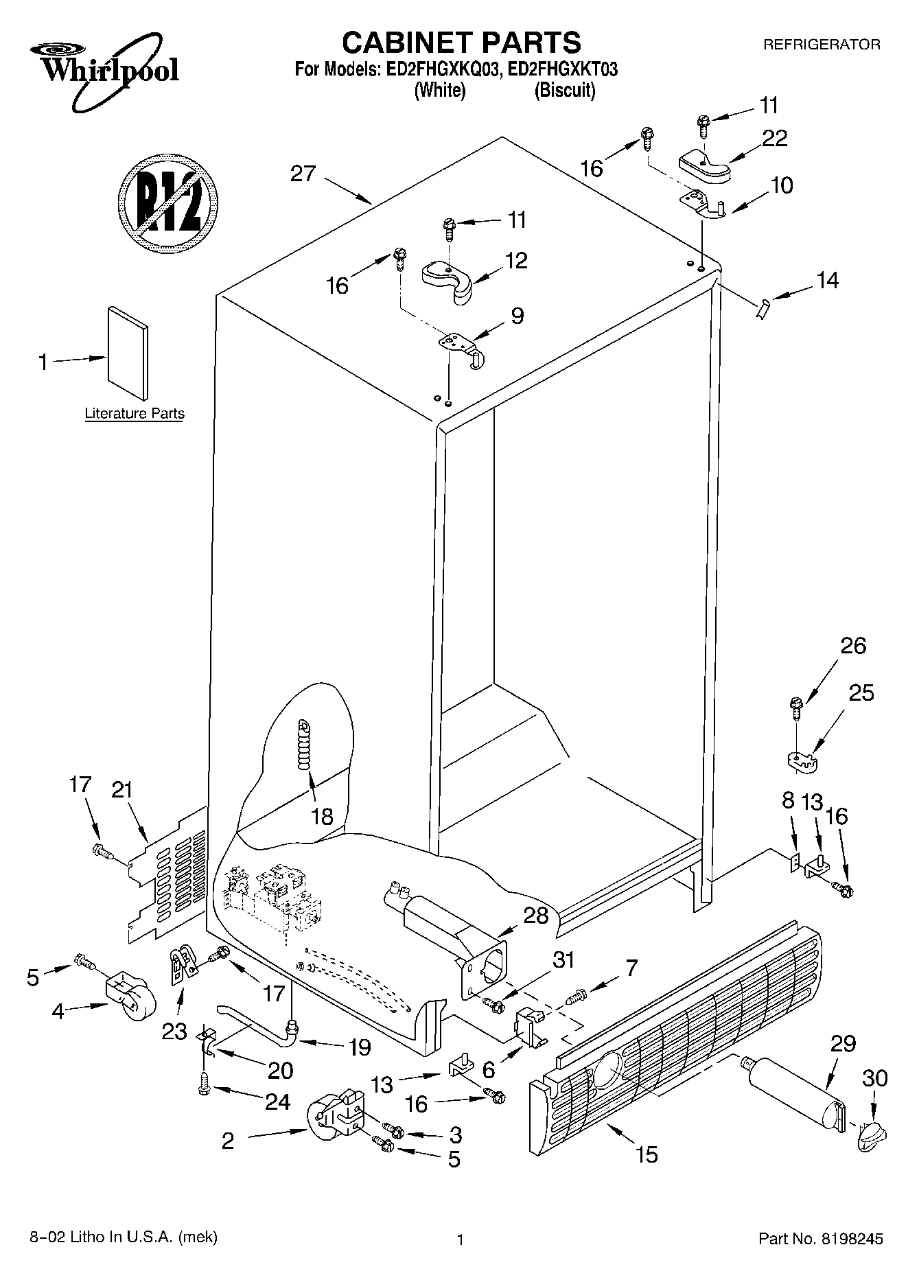 01 - CABINET, LITERATURE