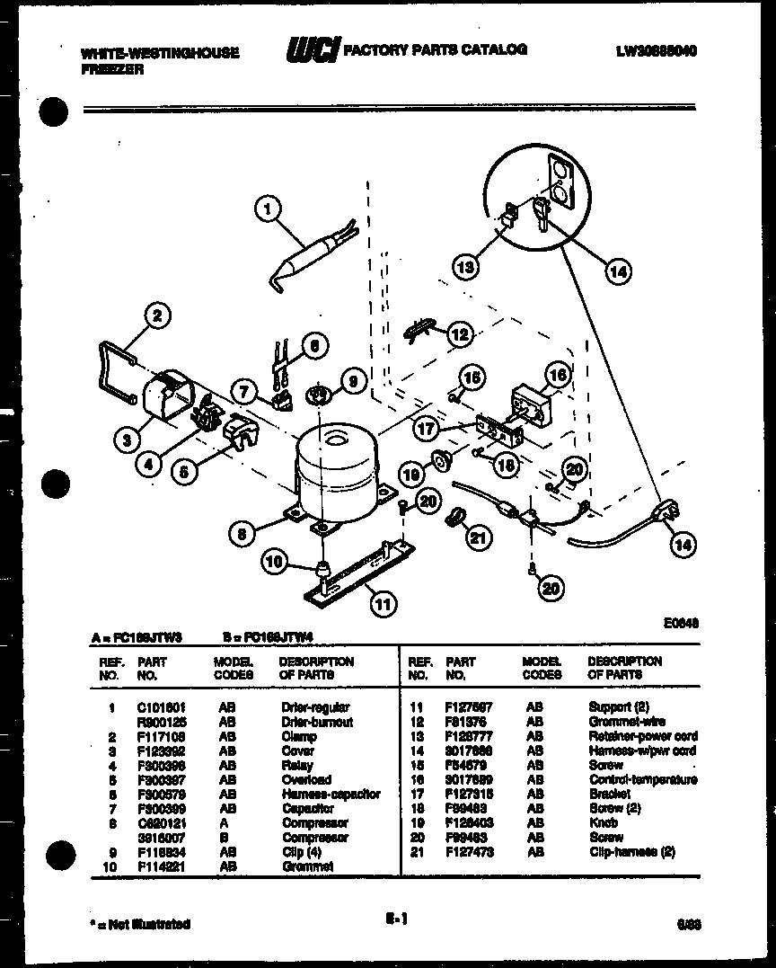 04 - SYSTEM AND AUTOMATIC DEFROST PARTS