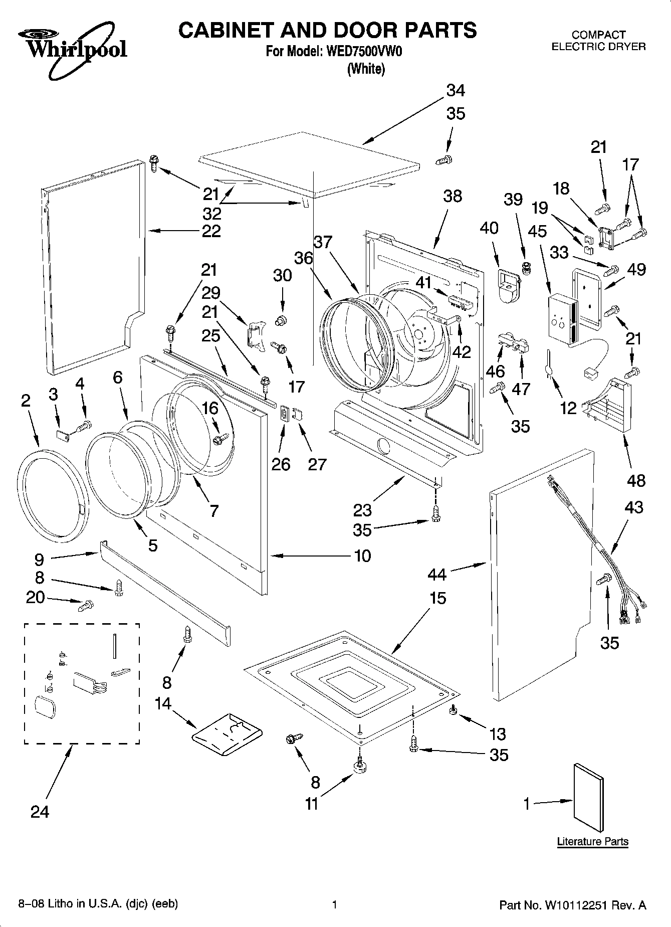 01 - CABINET AND DOOR PARTS
