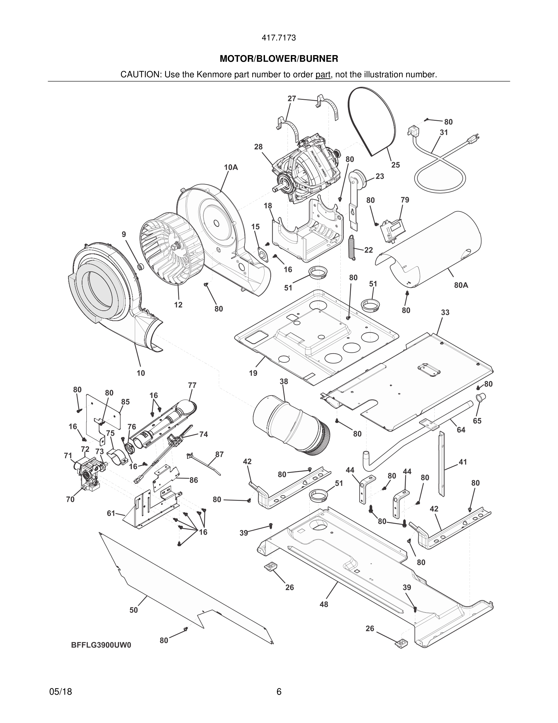 07 - MOTOR/BLOWER/BURNER