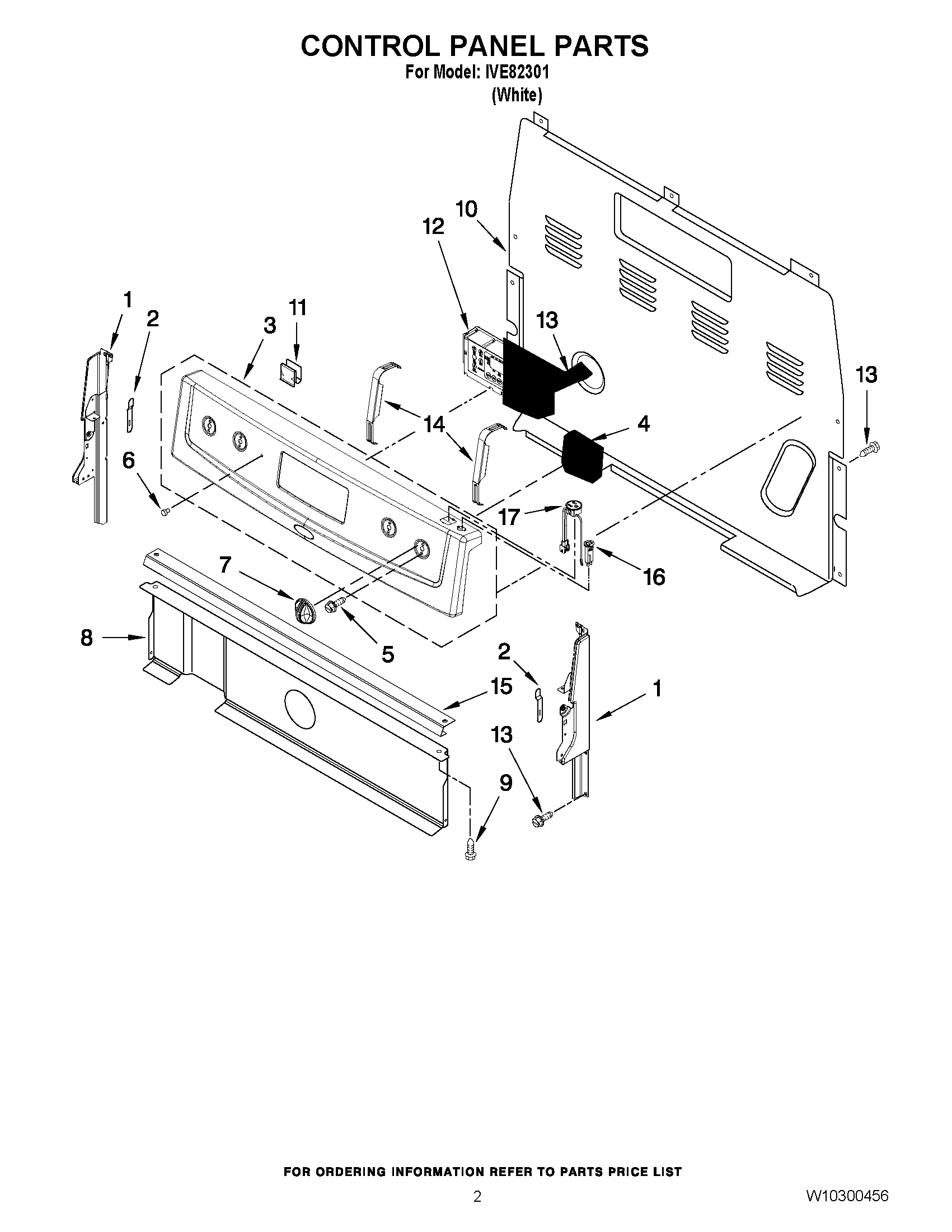 02 - CONTROL PANEL PARTS