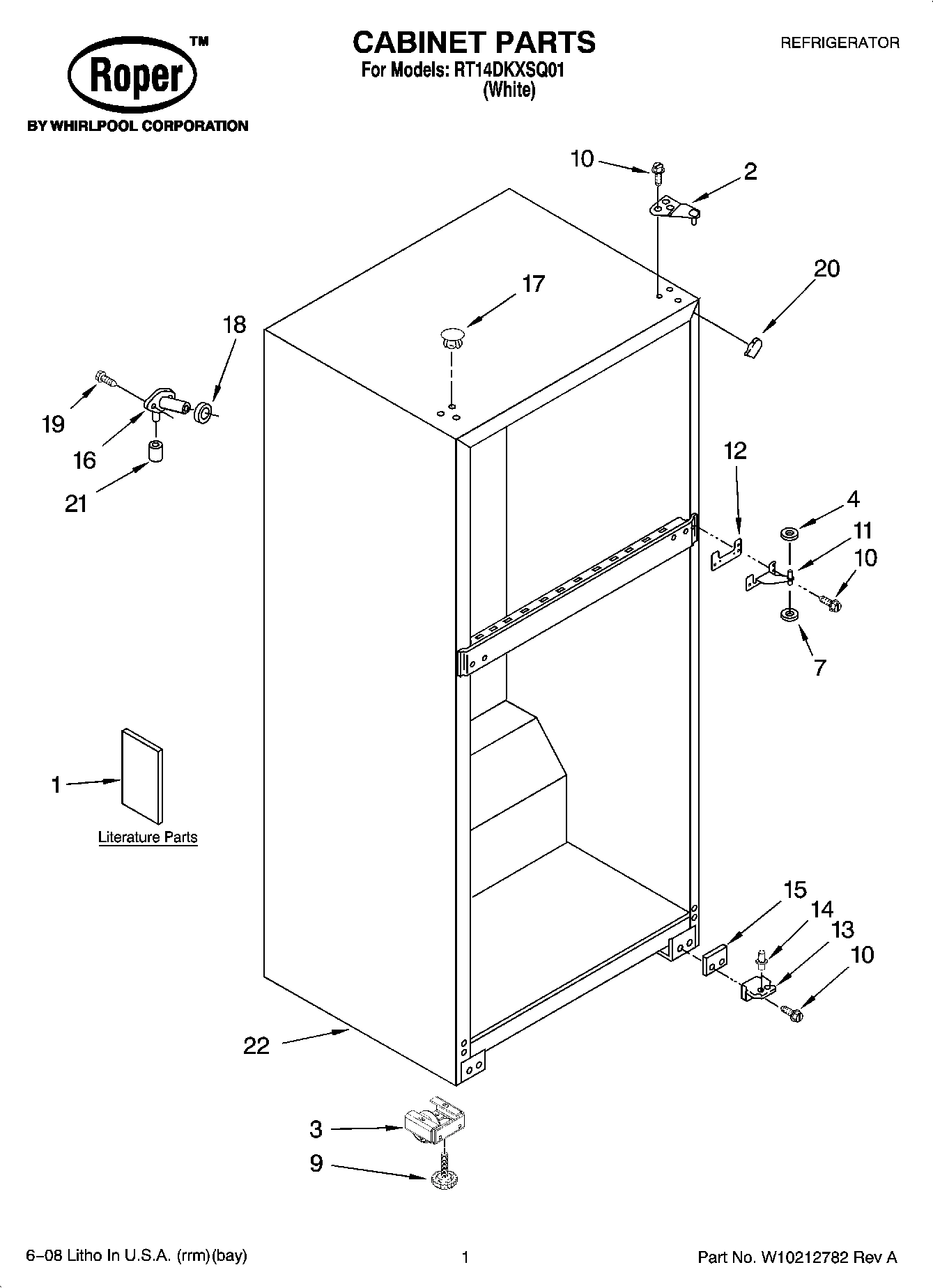 01 - CABINET PARTS