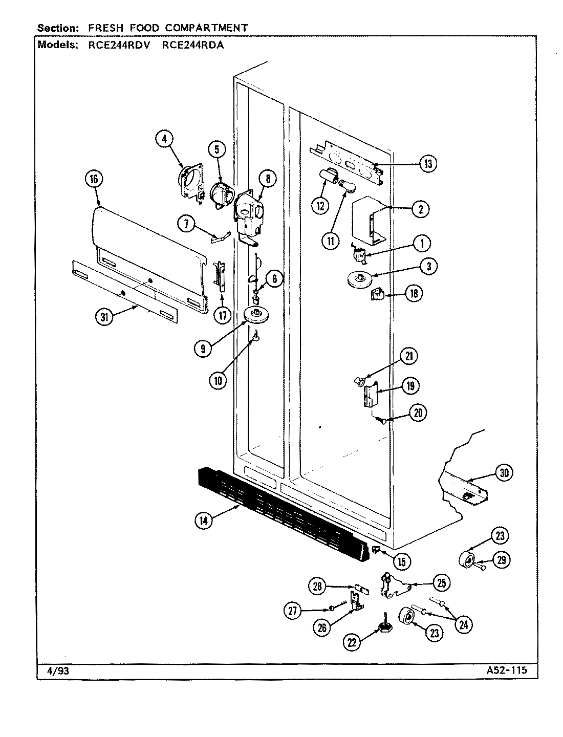 03 - FRESH FOOD COMPARTMENT
