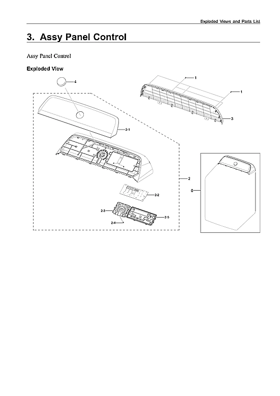 Control Panel Assembly