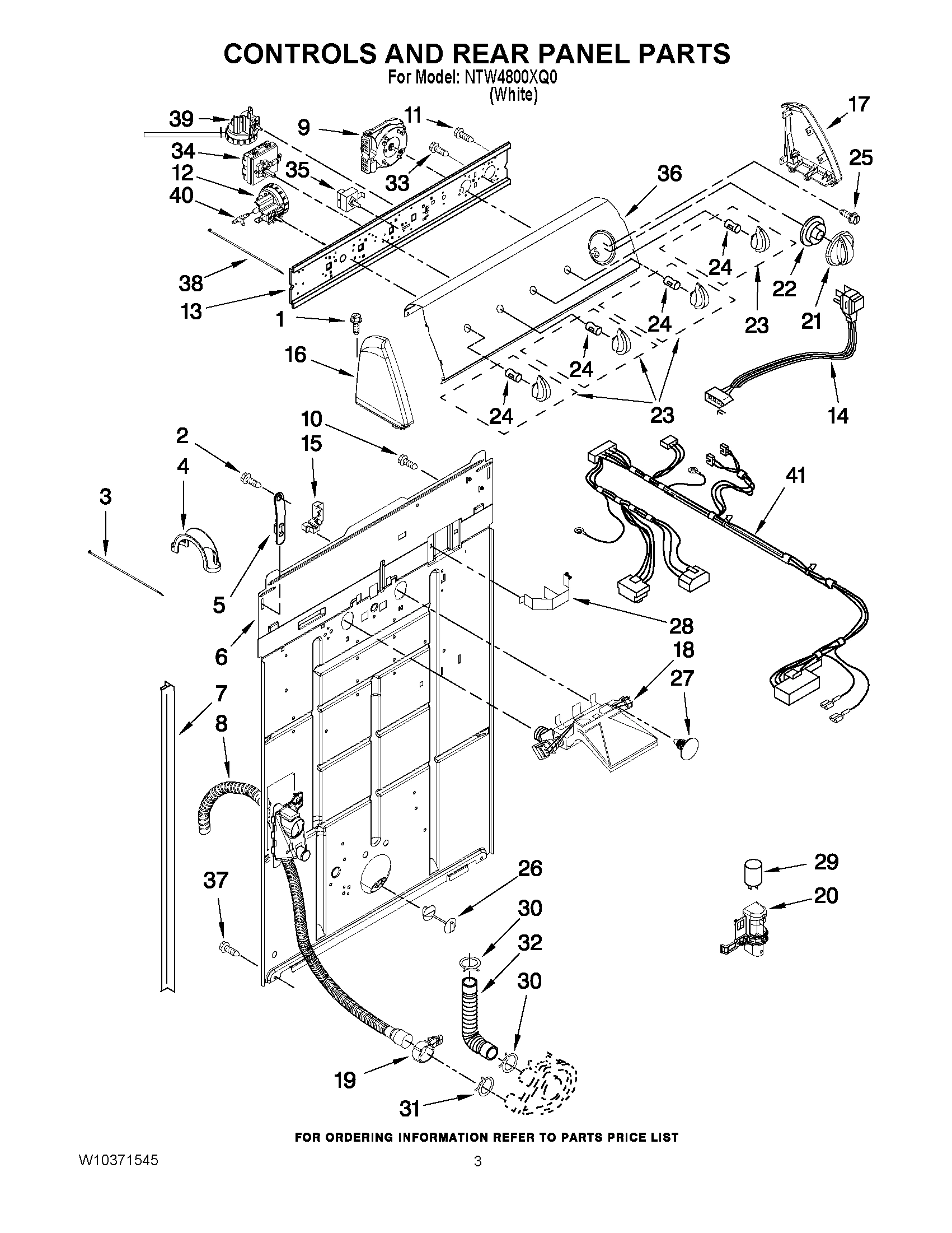 02 - CONTROLS AND REAR PANEL PARTS