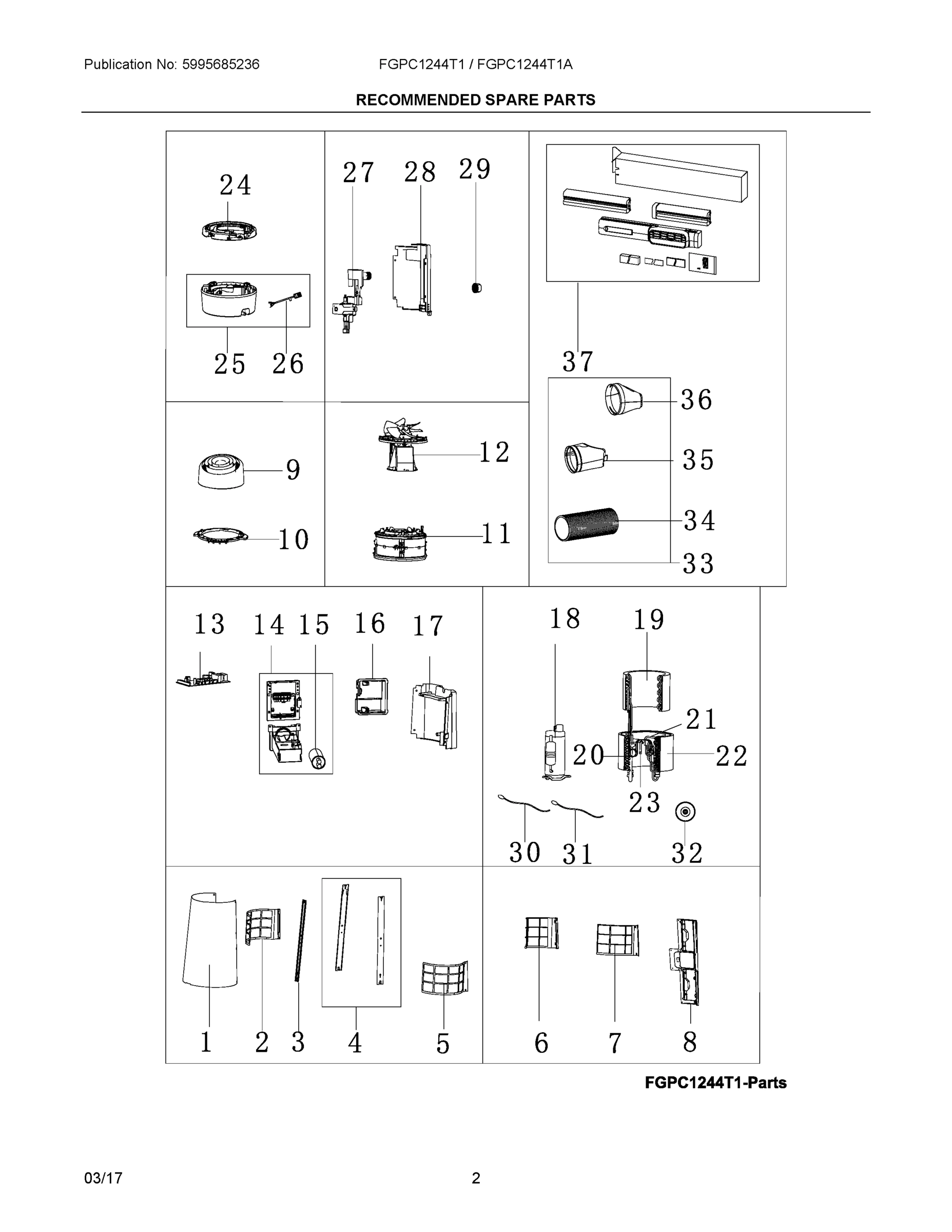 02 - RECOMMENDED SPARE PARTS