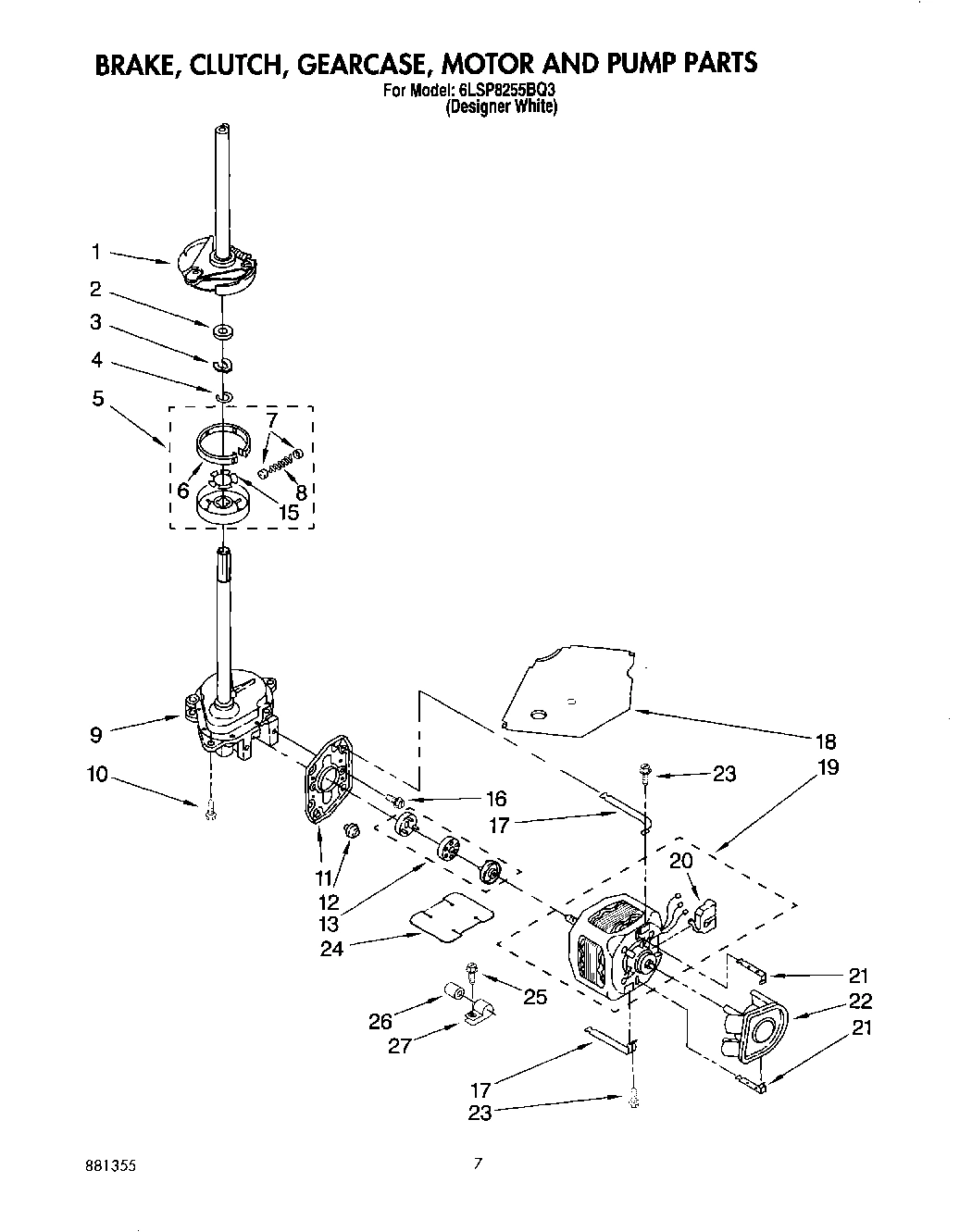 04 - BRAKE, CLUTCH, GEARCASE, MOTOR AND PUMP