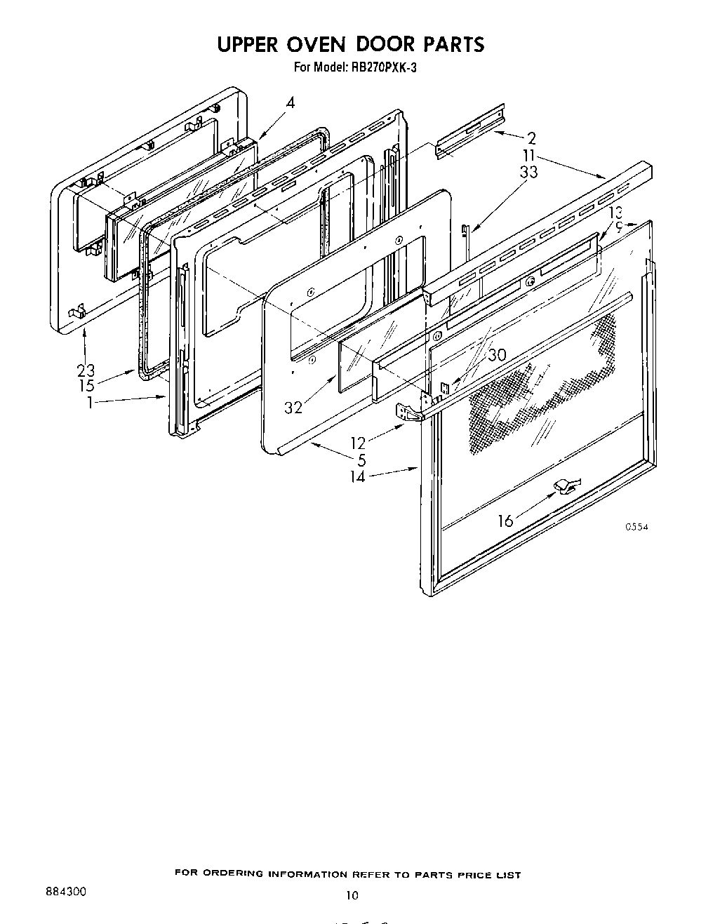 06 - UPPER OVEN DOOR