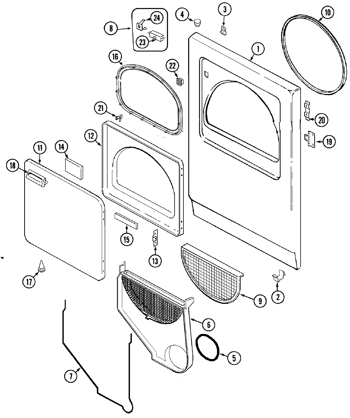 03 - DOOR AND FRONT PANEL