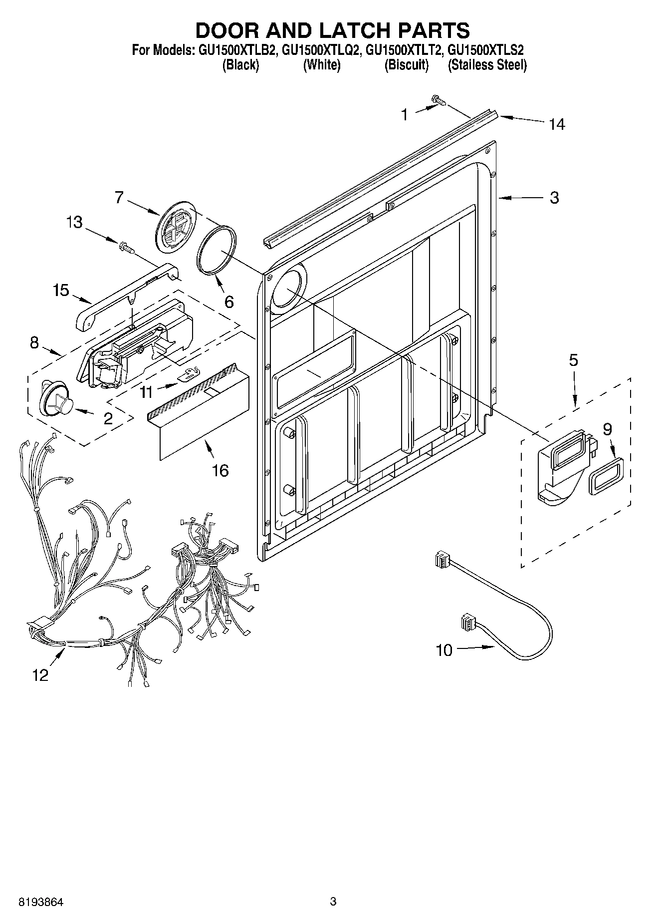 03 - DOOR AND LATCH PARTS
