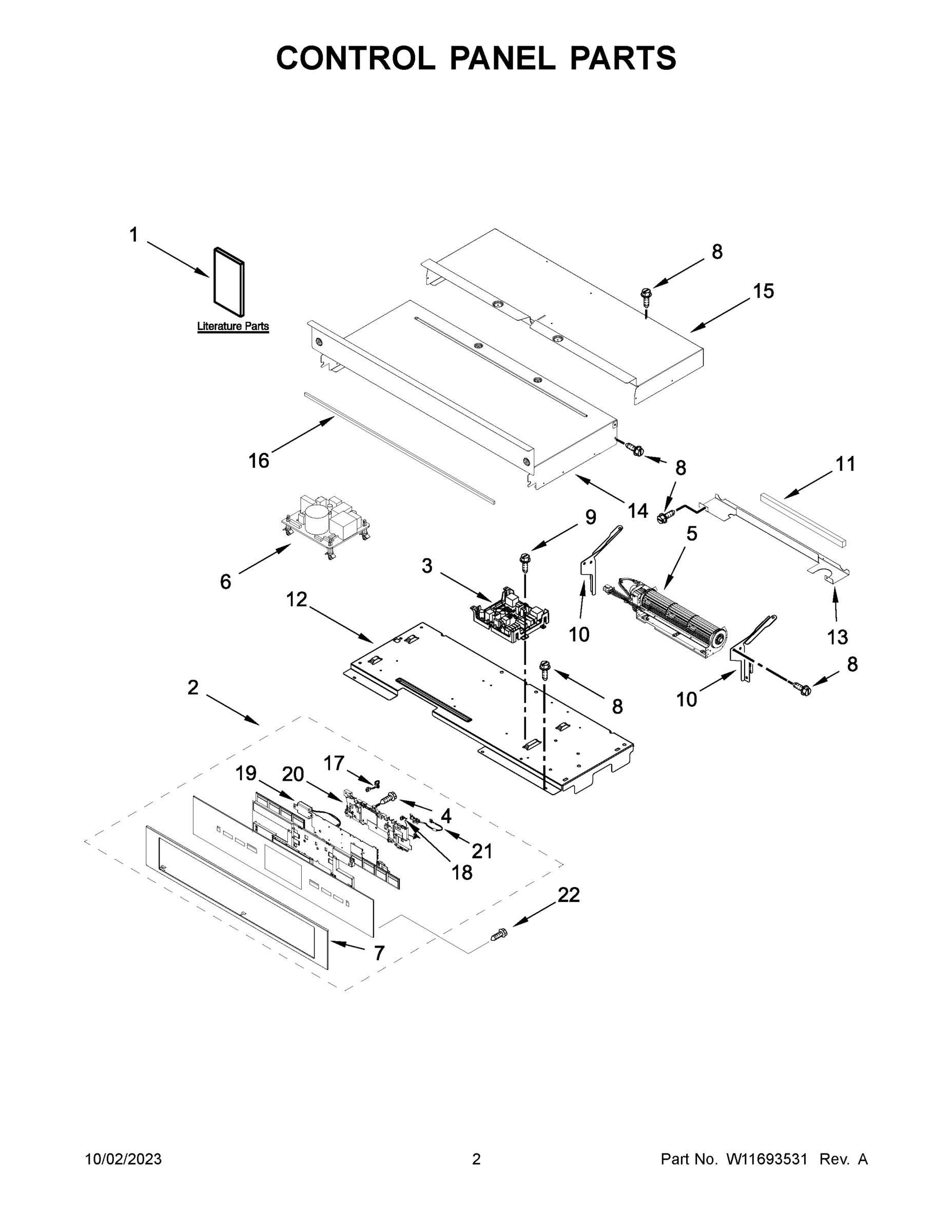 02 - CONTROL PANEL PARTS