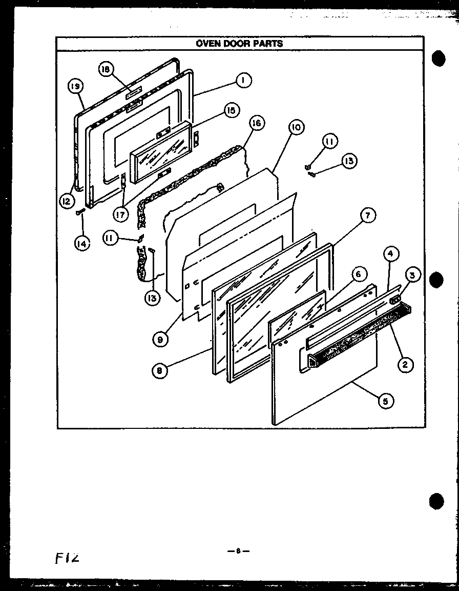 06 - OVEN DOOR PARTS